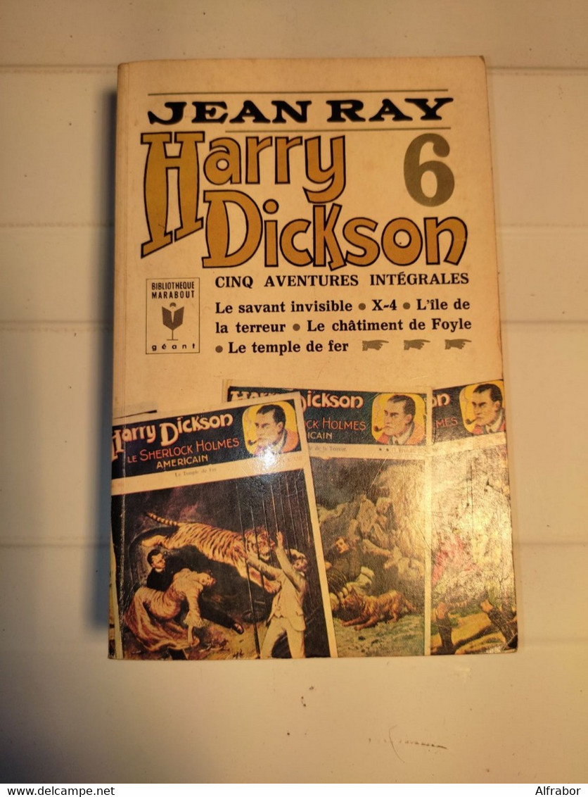 Harry Dickson Jean Ray Tomes 1 à 8 Marabout Géant