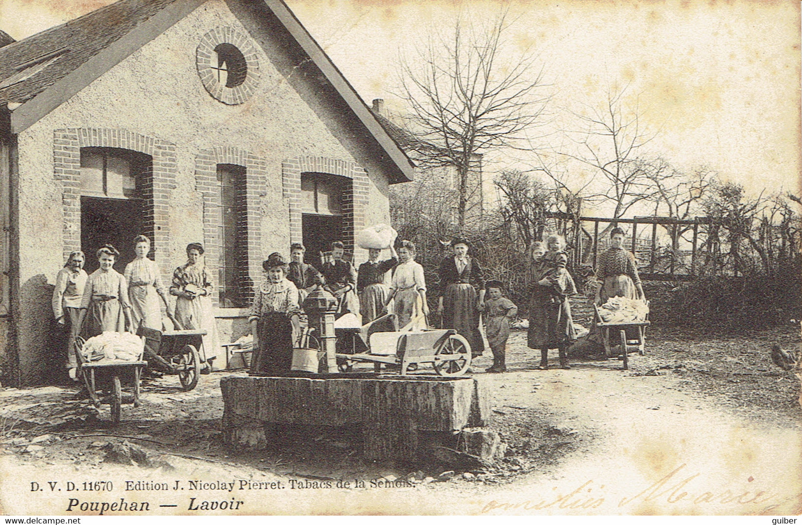 Poupehan Lavoir Publique  DVD 11670 Relais De Alle 1906 - Bouillon