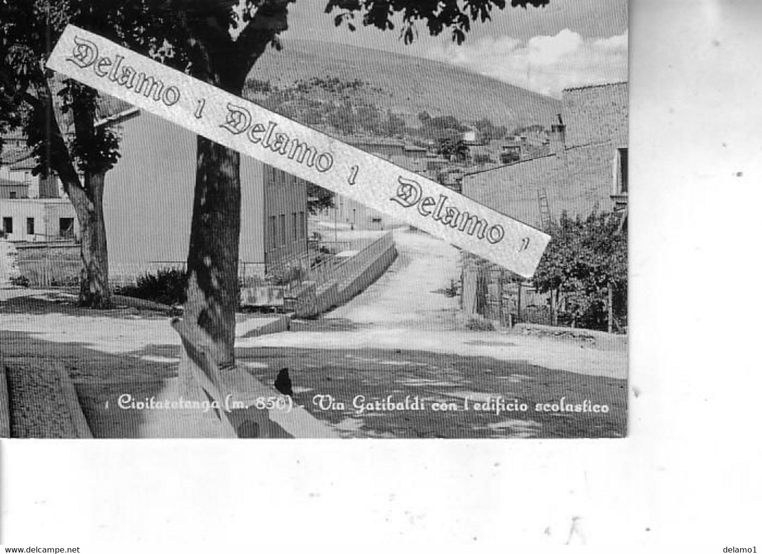 ABRUZZO -- AQUILA E PROV. -- CIVITARETENGA -- Via Garibaldi Con L Edificio Scolastico - Avezzano