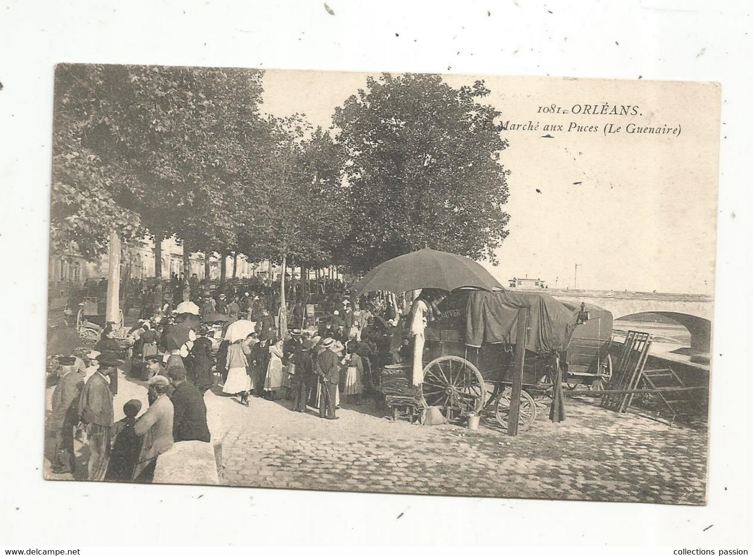 Cp, Commerce ,marché , 45 , ORLEANS ,marché Aux Puces , Voyagée 1904 - Markets