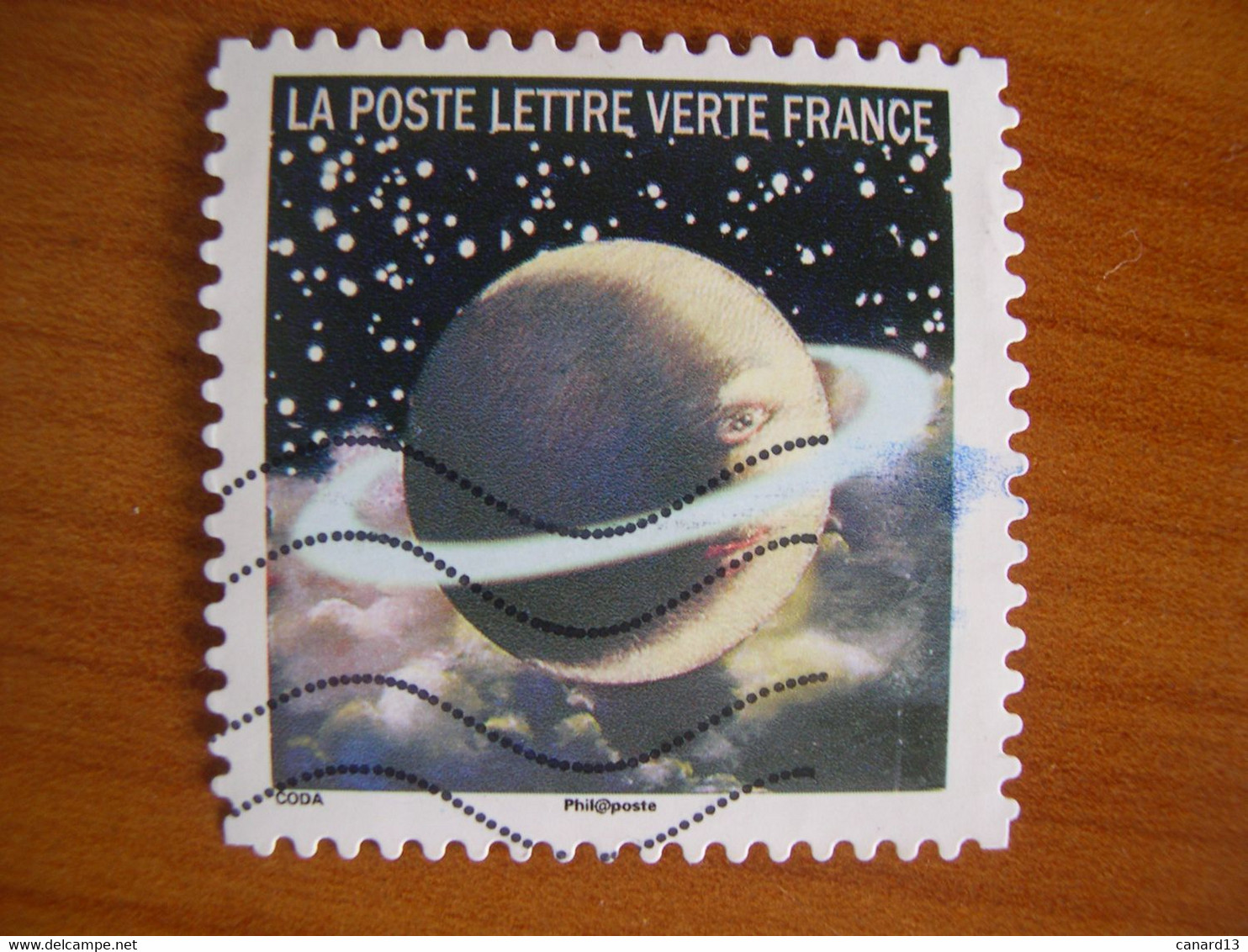 France  Obl   N° 1341 Tache Bleue - Used Stamps