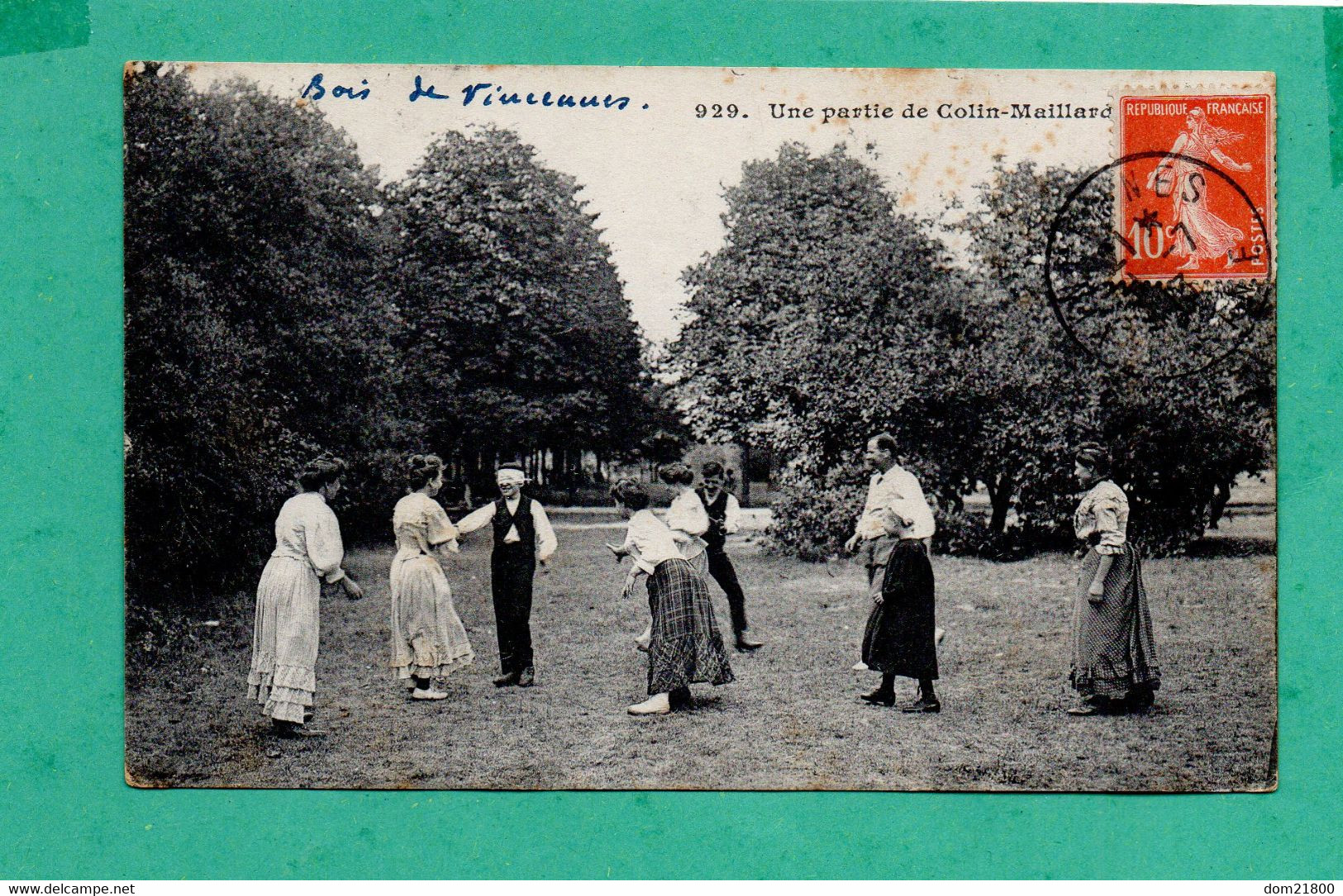 94 - VINCENNES : Bois De Vincennes. Partie De Colin Maillard En 1913 - Vincennes