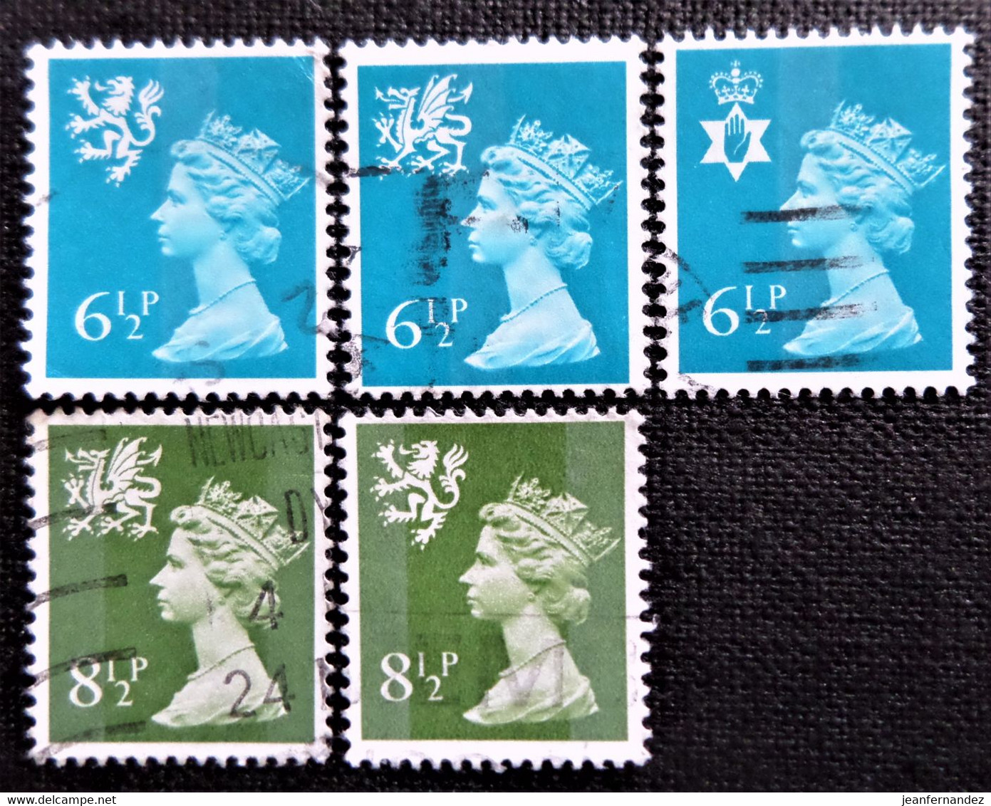 Timbres De Grande Bretagne Y&T N°  774_775_776_777_779 - Ohne Zuordnung