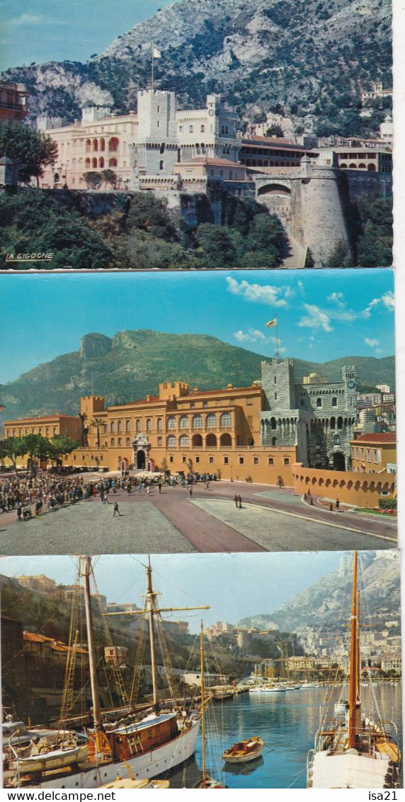 lot de 40 cartes postales de MONACO: le palais princier, le casino, le jardin exotique, la grotte, etc