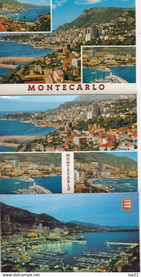 lot de 40 cartes postales de MONACO: le palais princier, le casino, le jardin exotique, la grotte, etc