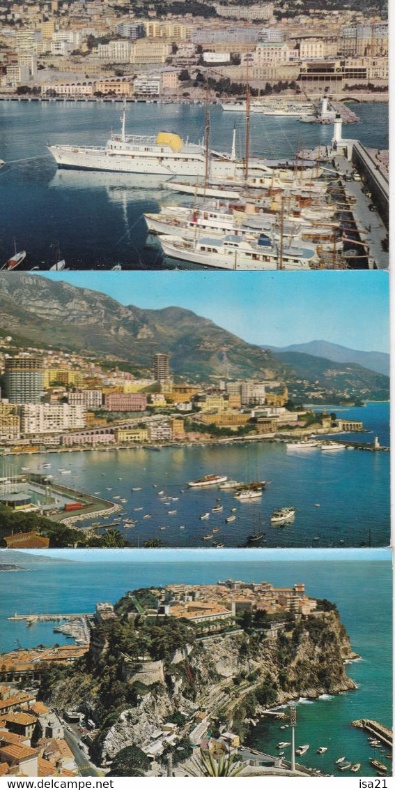 lot de 40 cartes postales de MONACO: le palais princier, le casino, le jardin exotique, la grotte, etc