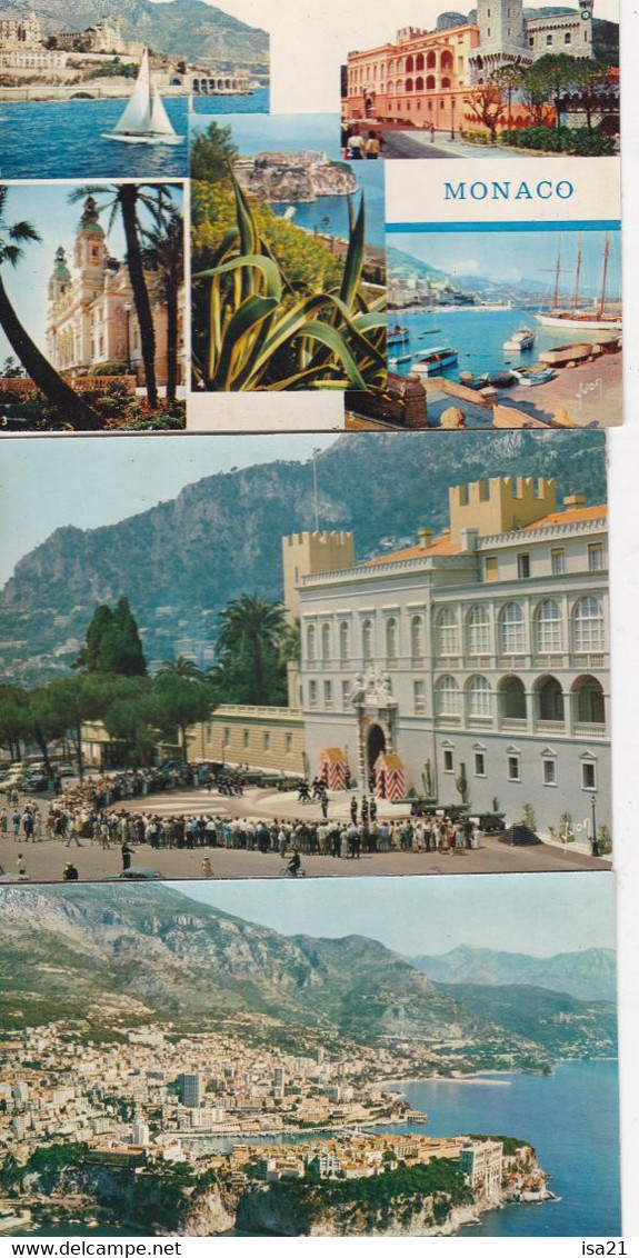 lot de 40 cartes postales de MONACO: le palais princier, le casino, le jardin exotique, la grotte, etc