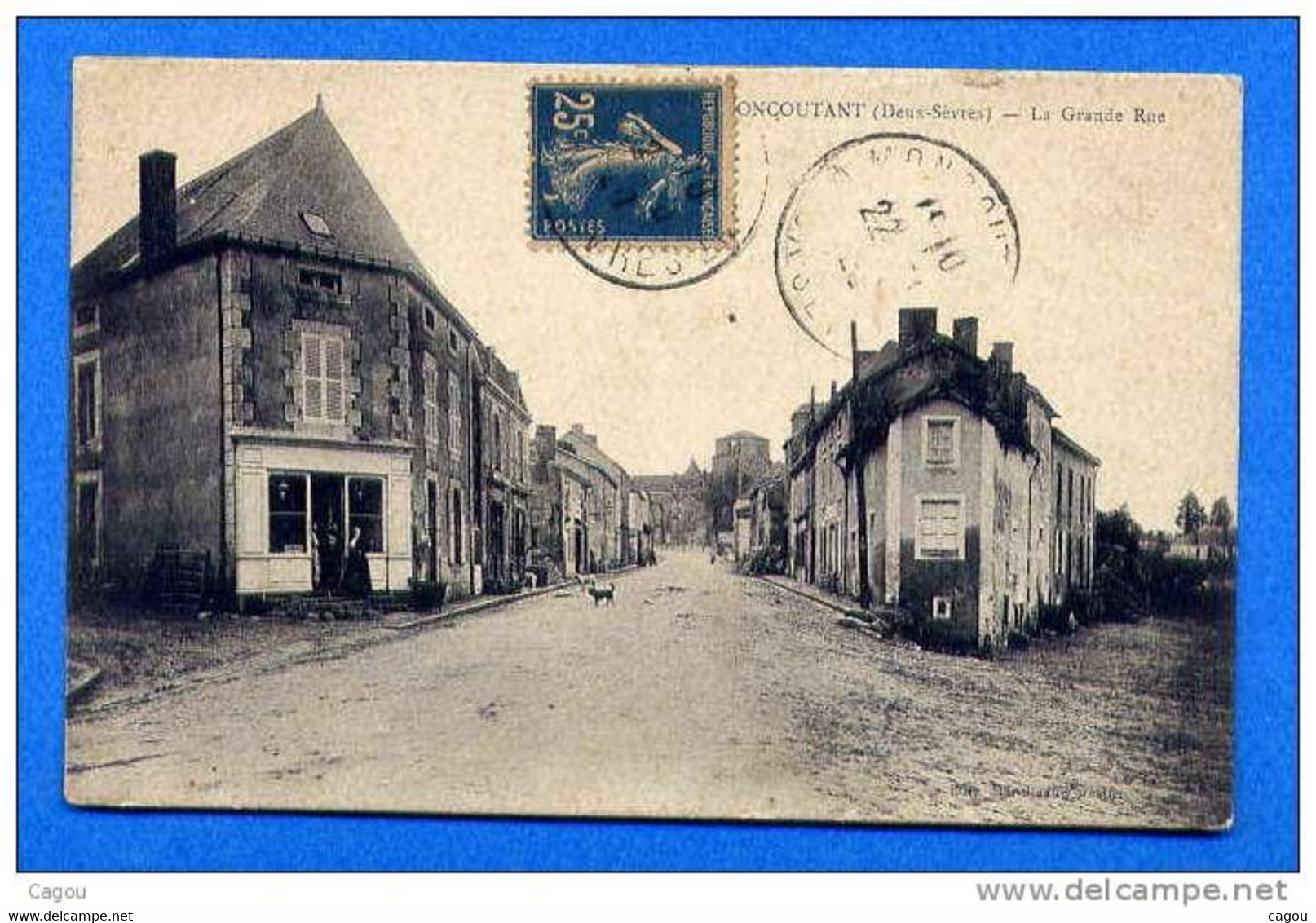 MONCOUTANT (DEUX SEVRES) - LA GRANDE RUE - Moncoutant