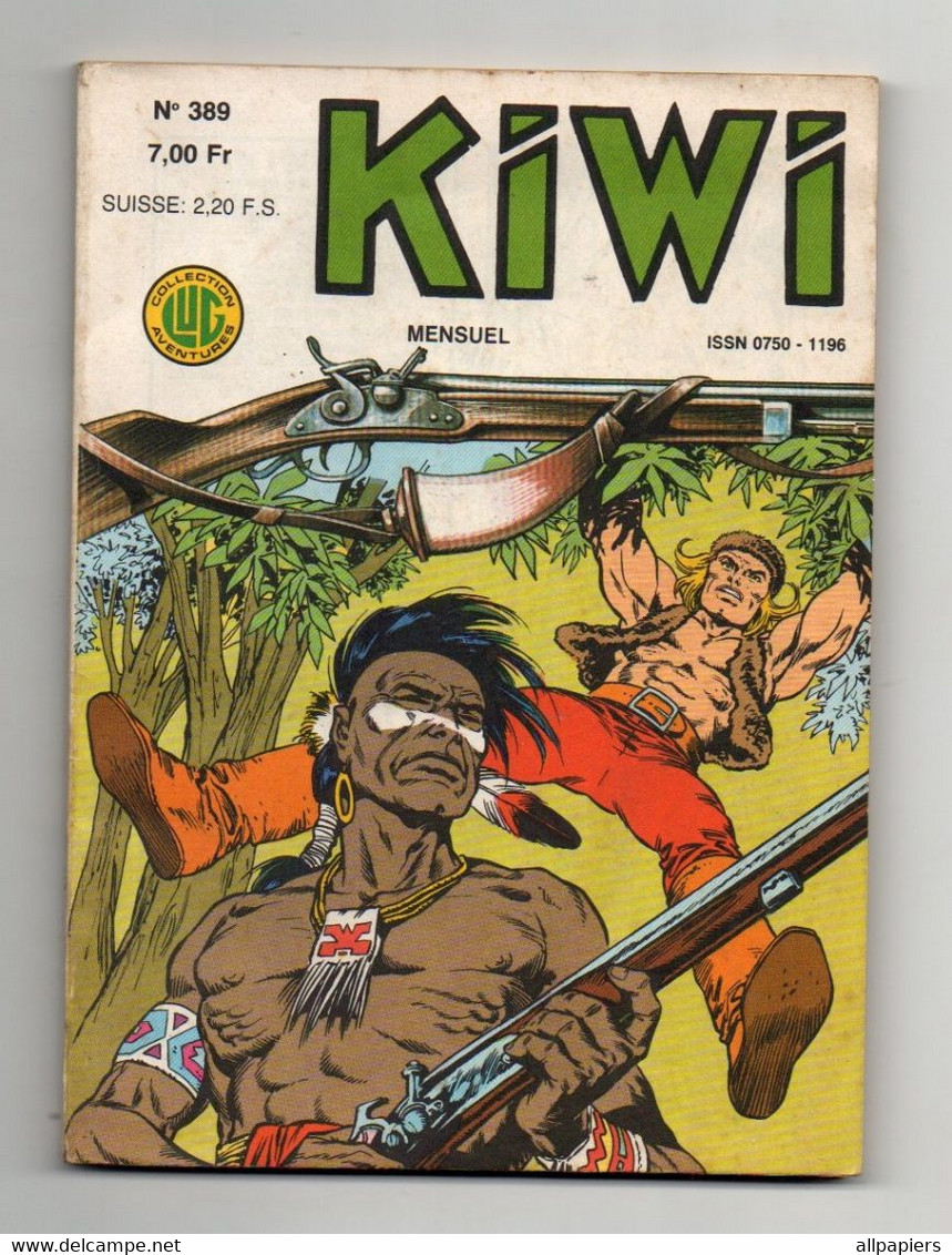 Kiwi N°389 Blek Le Roc Et Le Petit Trappeur...Deux Petites Pestes - Lone Wolf - Le Charbon Origine...1987 - Kiwi
