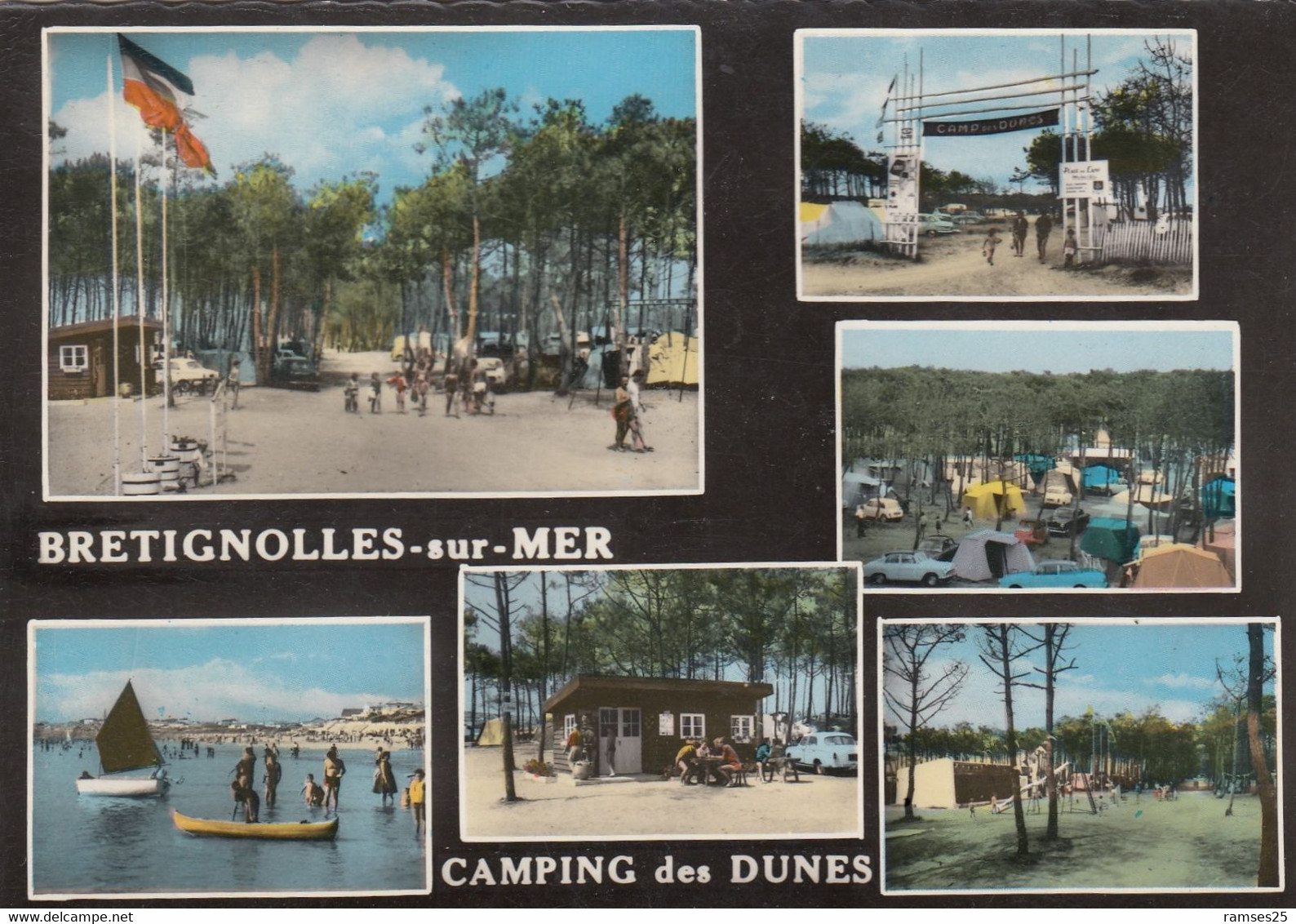 (211)  CPSM  Bretignolles Sur Mer  Camping Des Dunes - Bretignolles Sur Mer