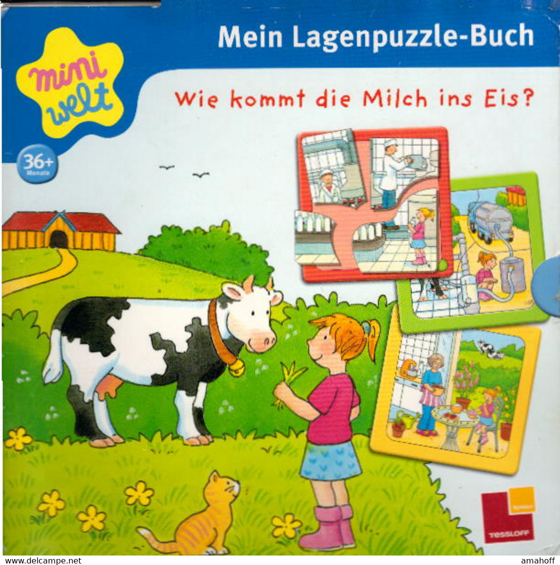 Miniwelt: Mein Lagenpuzzle-Buch. Wie Kommt Die Milch Ins Eis? - Sonstige & Ohne Zuordnung