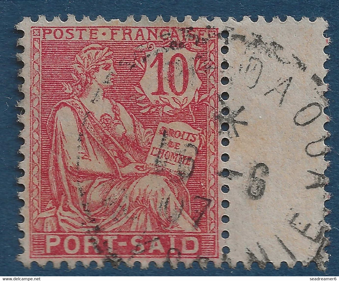 Colonies Francaises Port Said N° 25 (au Lieu De Timbre Du Levant) Oblitéré Dateur De Dirre Daoua Abyssinie !! Rareté !! - Used Stamps