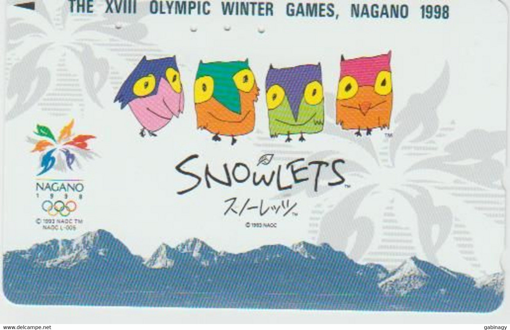 OWL - JAPAN - H102 - OLYMPIC WINTER GAMES - 271-03069 - Hiboux & Chouettes