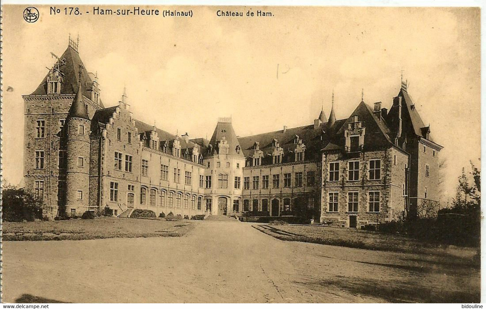 CPA-HAM SUR-HEURE " Château De Ham " - Ham-sur-Heure-Nalinnes