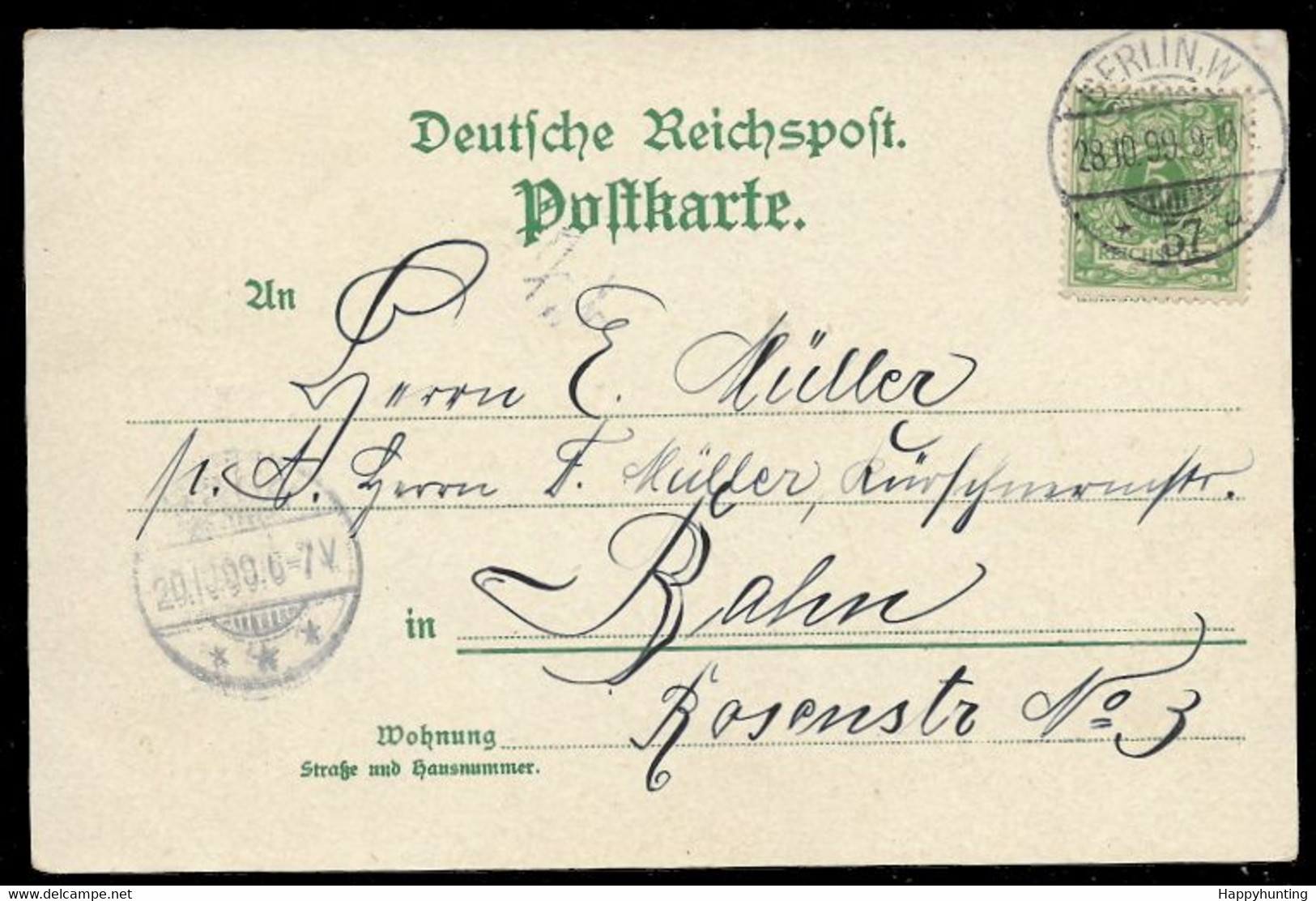 1899 LITHO AK – GRUSS AUS BERLIN – CASERNEMENT DER GARDE CURASSIER – KATHOLISCHE GARNISON KIRCHE – Gelaufen - Kreuzberg