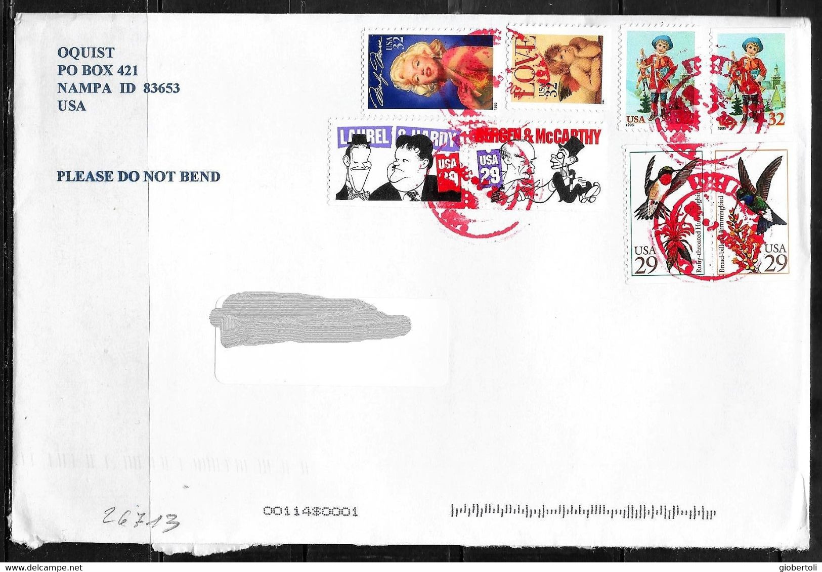 Stati Uniti/United States/États Unis: Lettera, Letter, Lettre - Covers & Documents