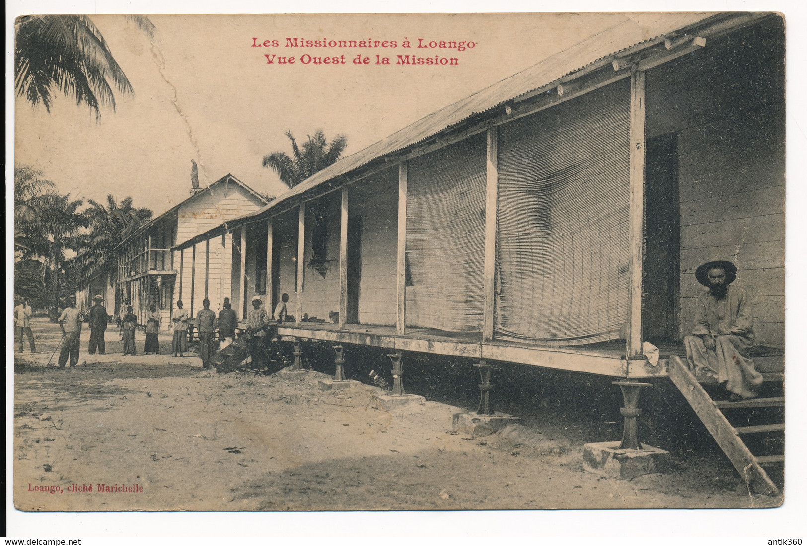 CPA GABON Les Missionnaires à Loango Vue Ouest De La Mission Editeur Marichelle - Gabon