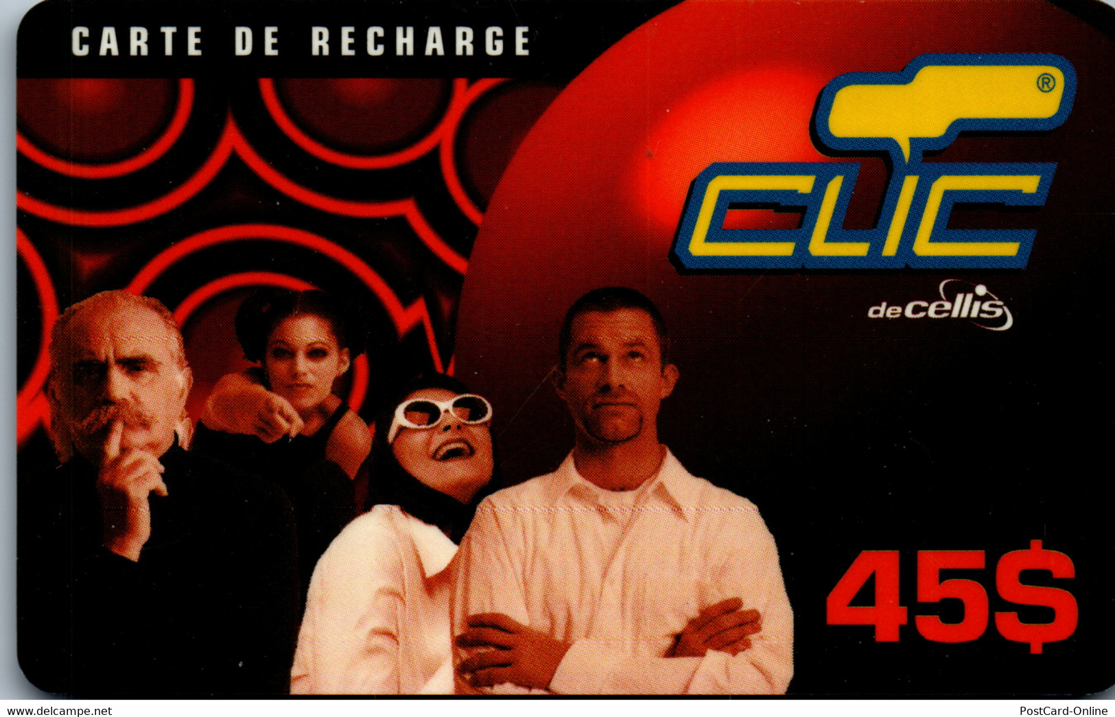 24890 - Libanon - Clic , De Cellis , Carte De Recharge - Líbano