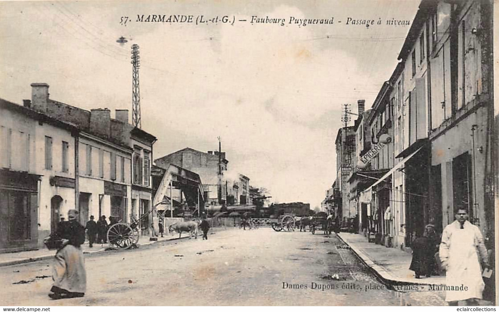 Marmande         47         Faubourg Puygueraud . Passage A Niveau     (voir Scan) - Marmande