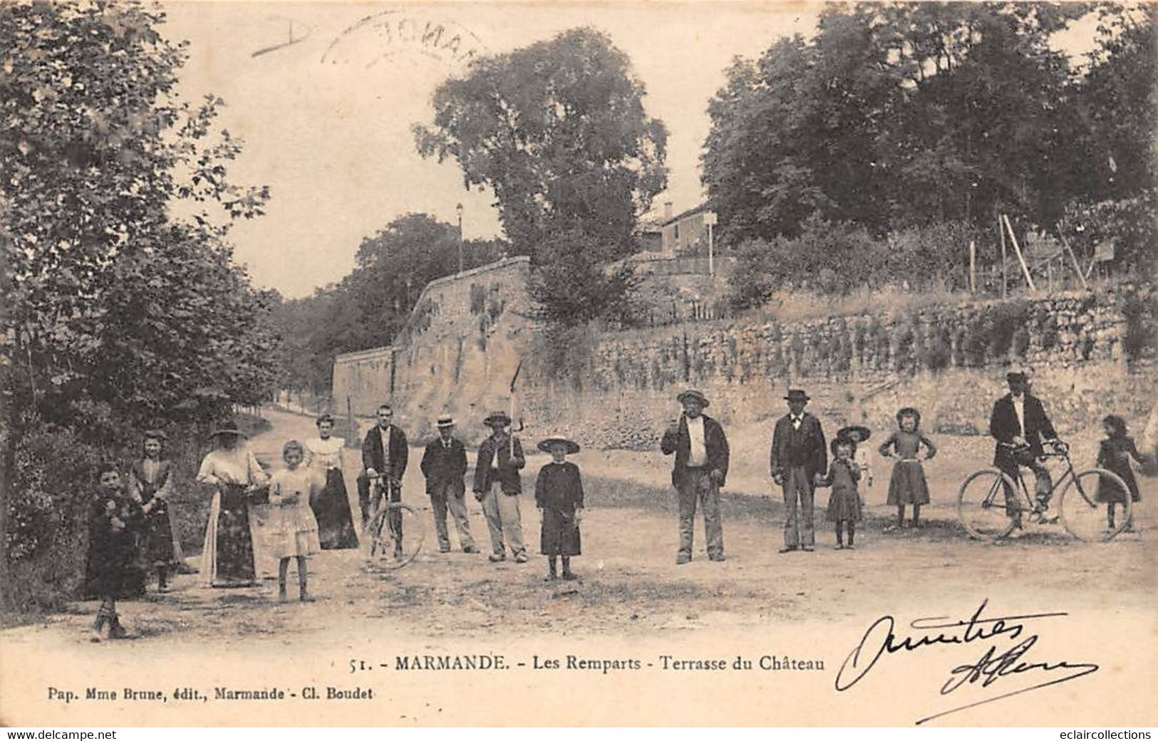 Marmande         47         Les Remparts  Terrasse Du Château     (voir Scan) - Marmande