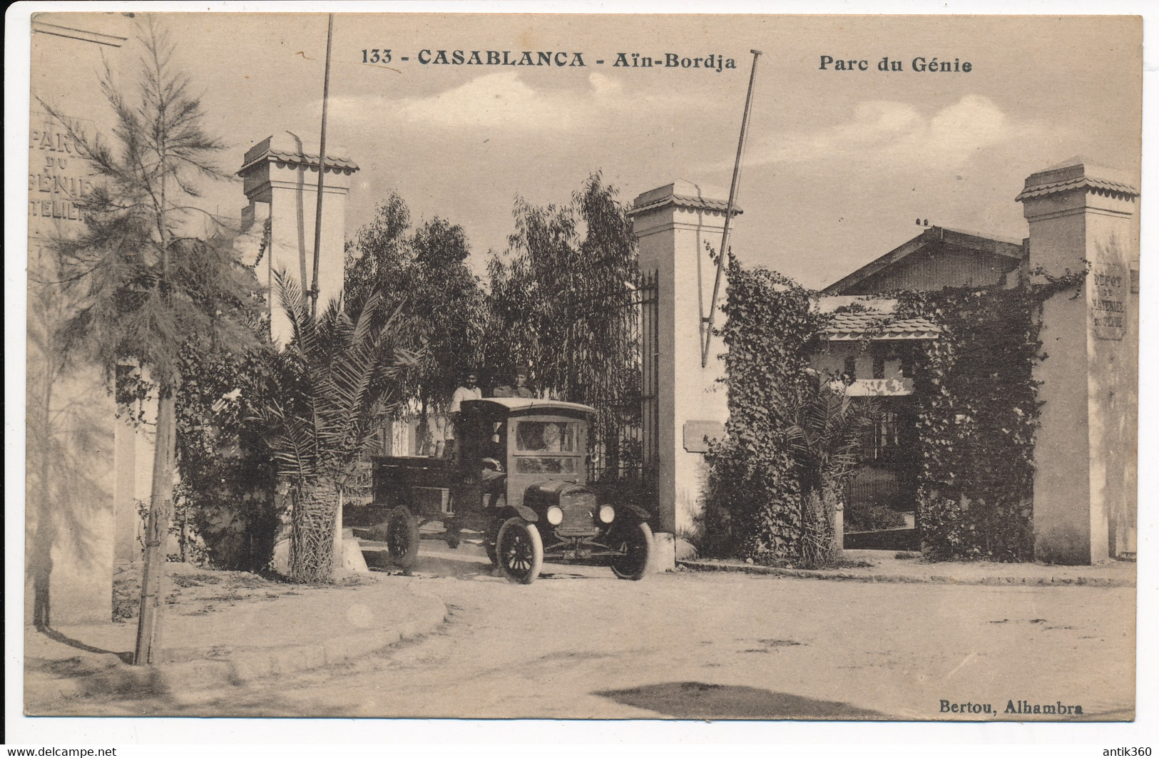 CPA MAROC CASABLANCA Aïn-Bordja Parc Du Génie - Casablanca