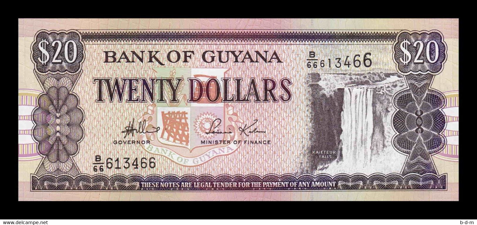 Guyana 20 Dollars 2006 Pick 30d SC UNC - Guyana