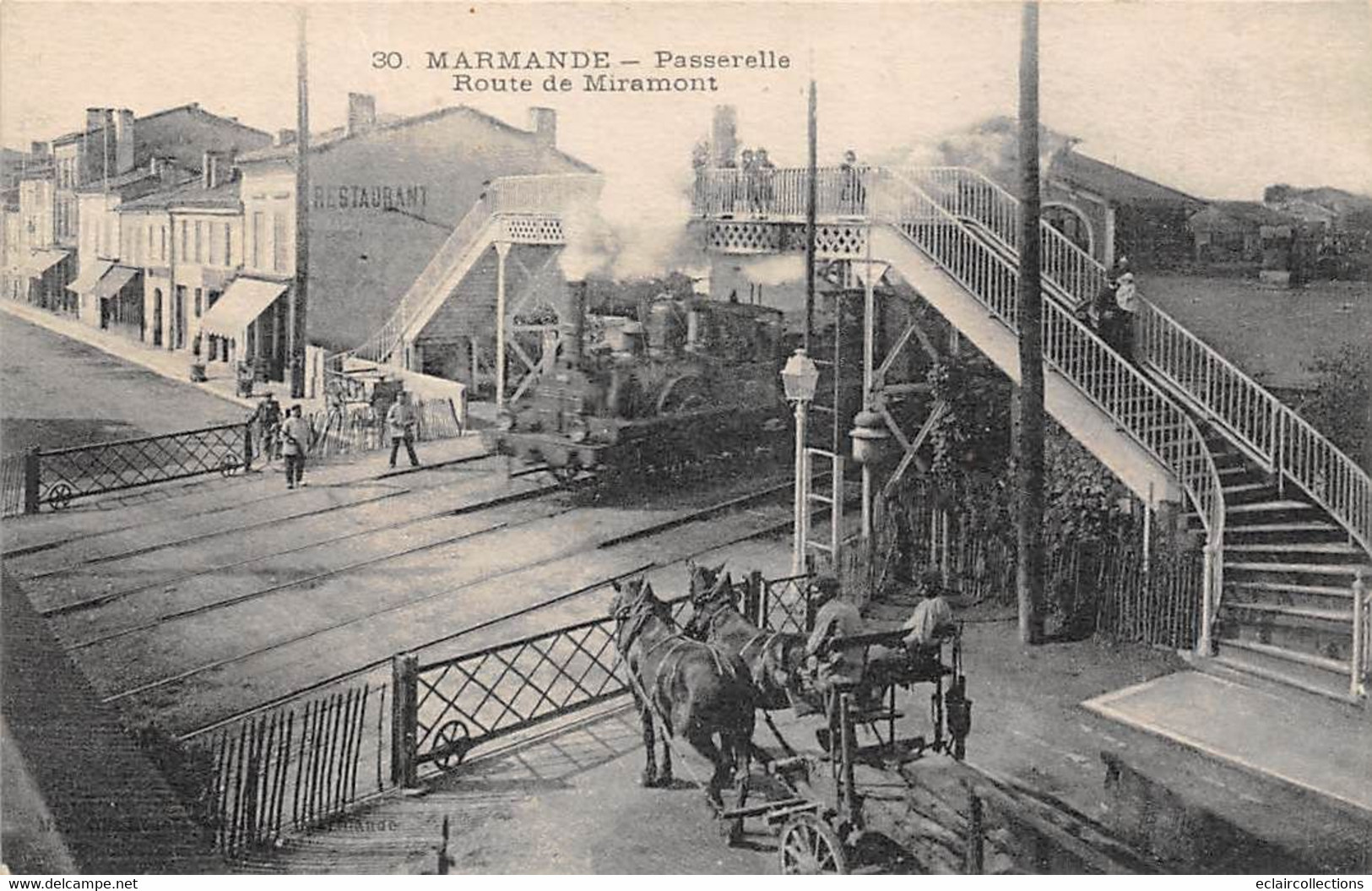 Marmande         47         Passerelle Route De Miramont . Train  (voir Scan) - Marmande