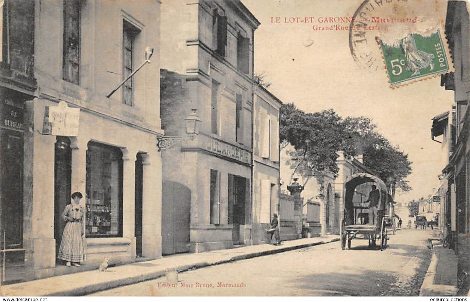 Marmande         47          Grande Rue. Boulangerie      (voir Scan) - Marmande