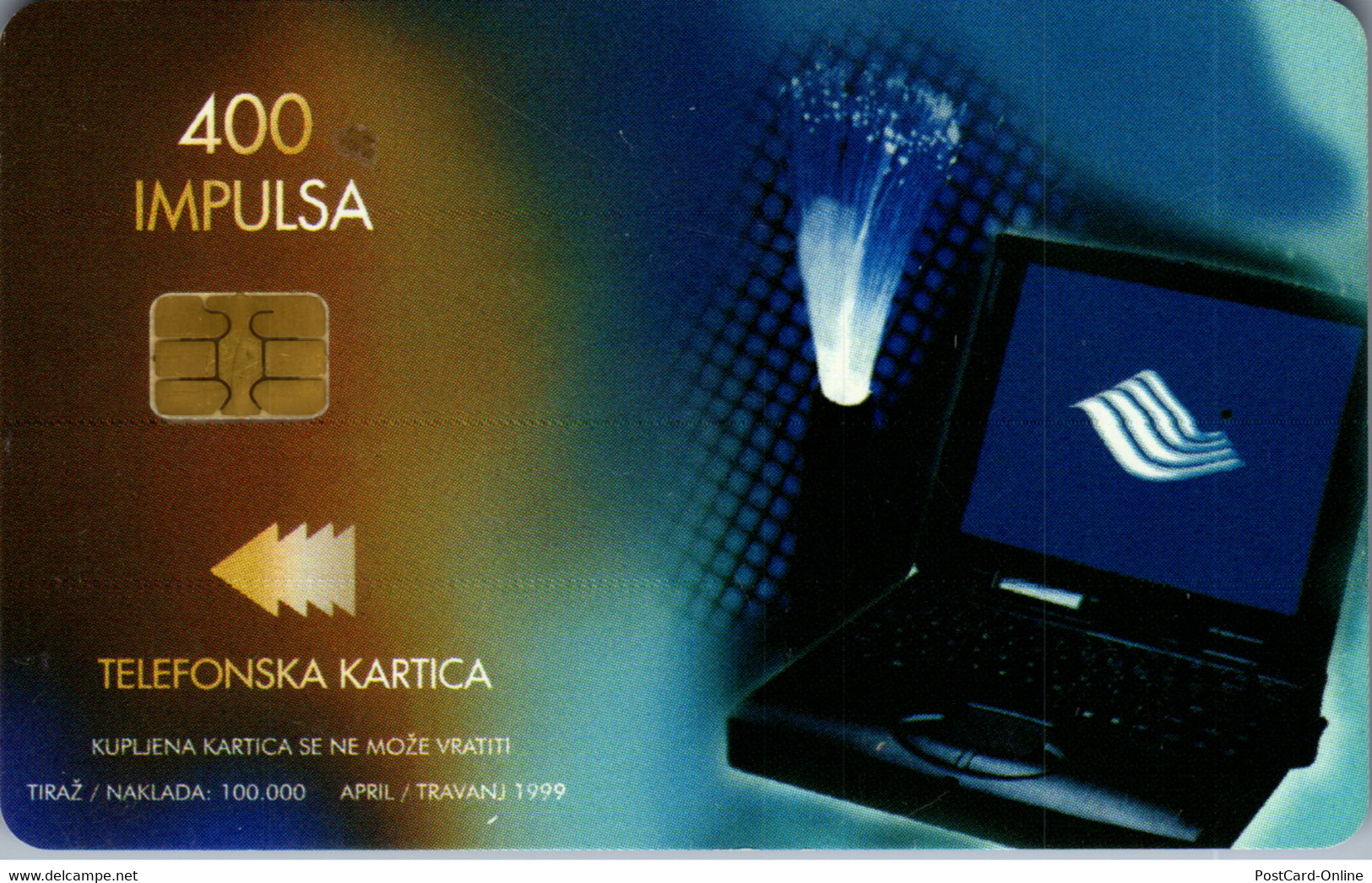 25054 - Bosnien Herzegovina - J.P. PTT Saobracaja , Motiv , ISDN - Bosnië