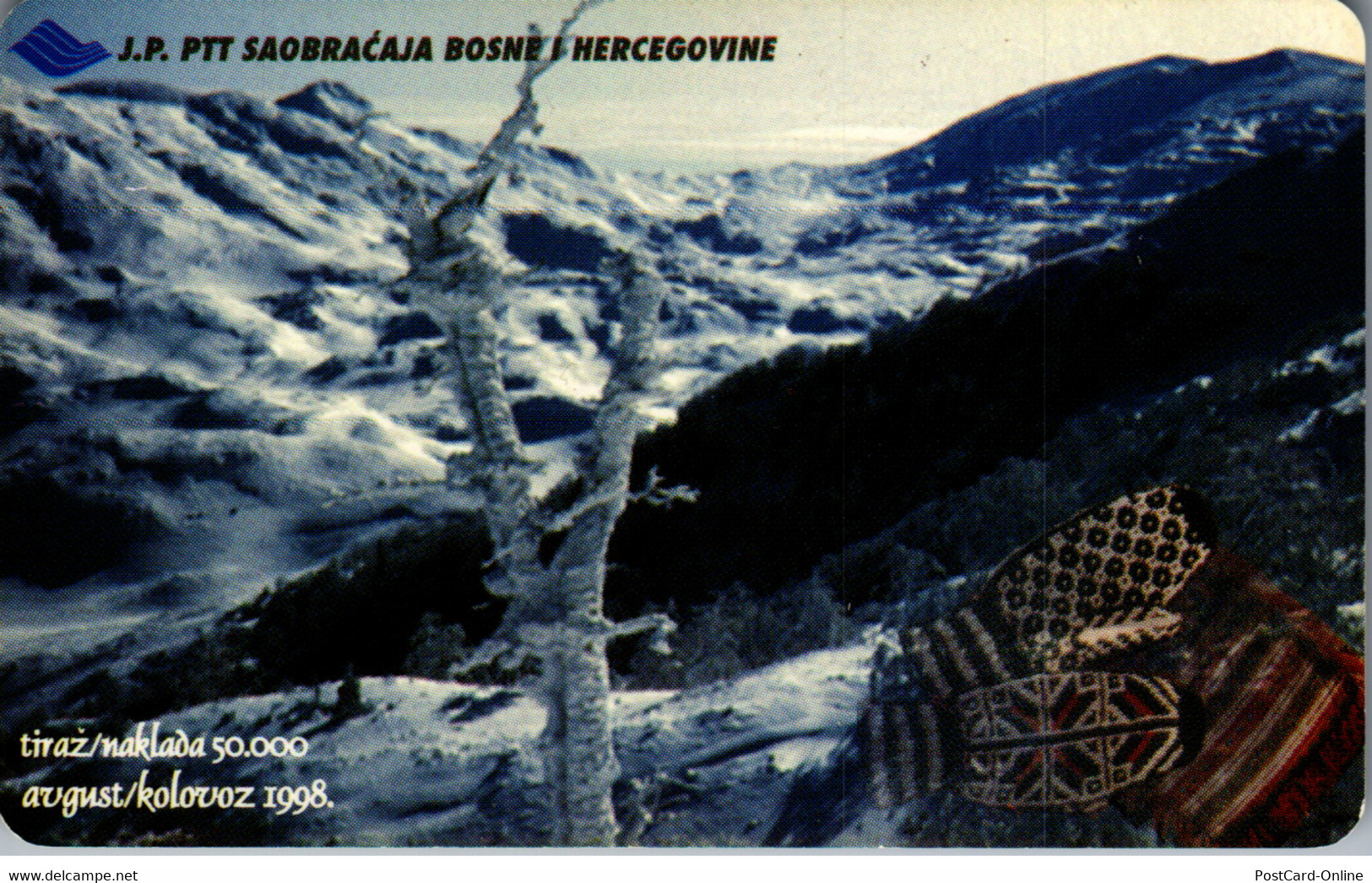 25062 - Bosnien Herzegovina - J.P. PTT Saobracaja , Bjelasnica - Bosnia