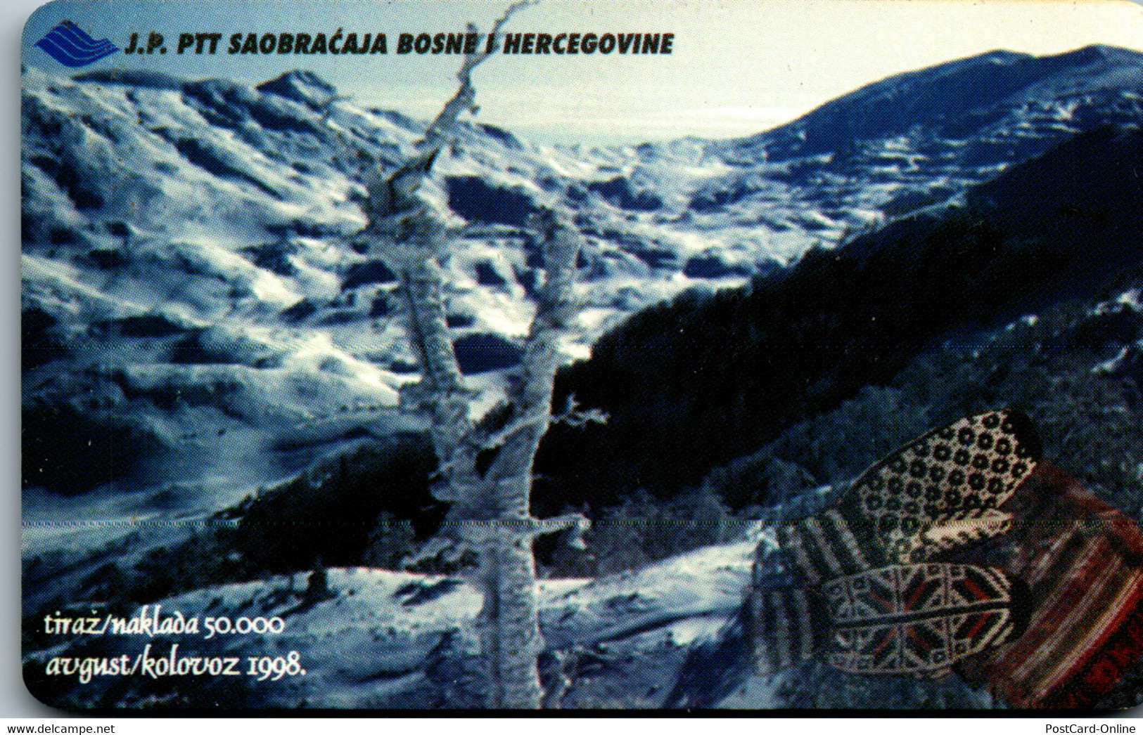 25068 - Bosnien Herzegovina - J.P. PTT Saobracaja , Bjelasnica - Bosnië