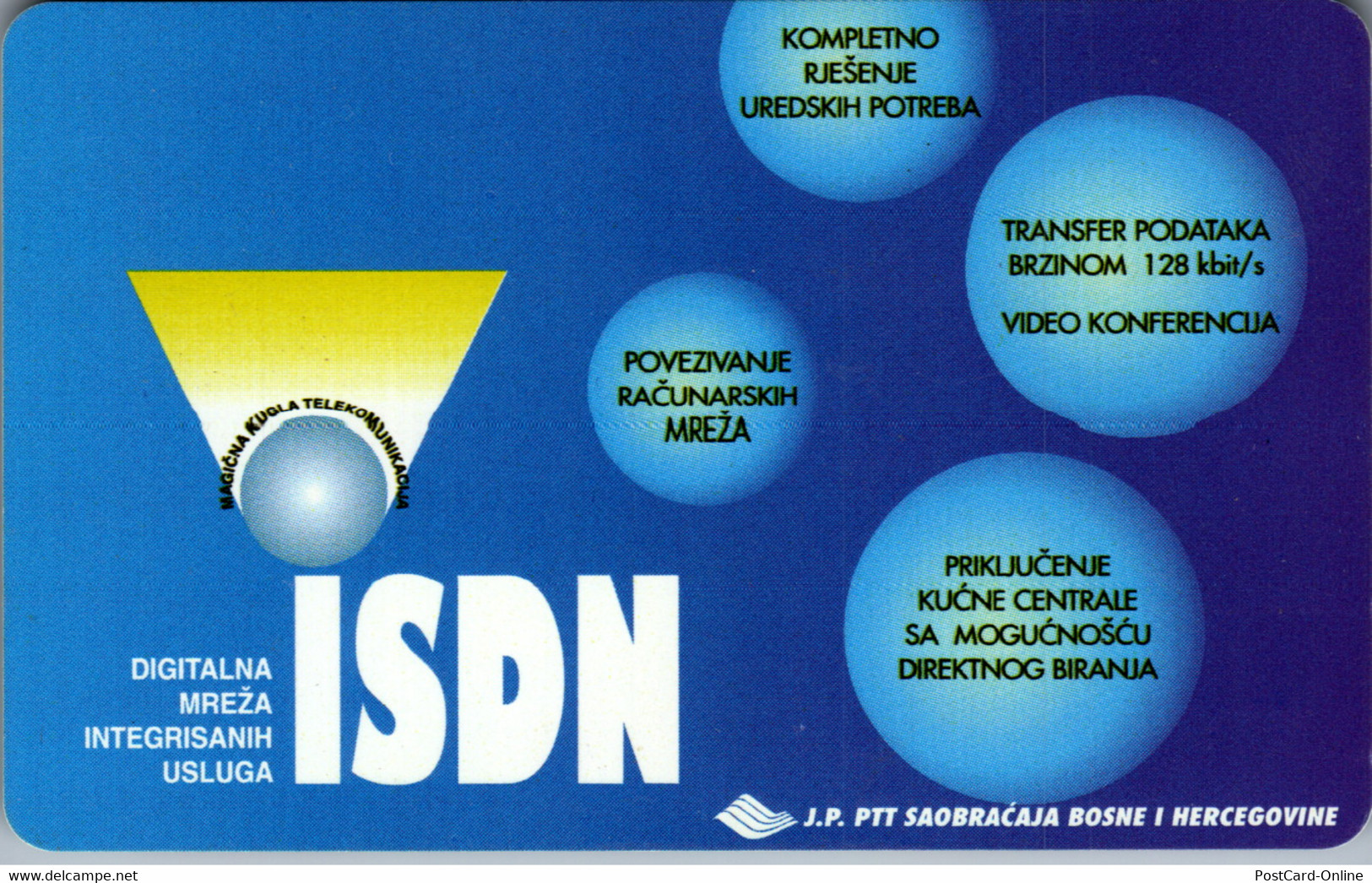 25091 - Bosnien Herzegovina - Motiv , ISDN - Bosnie