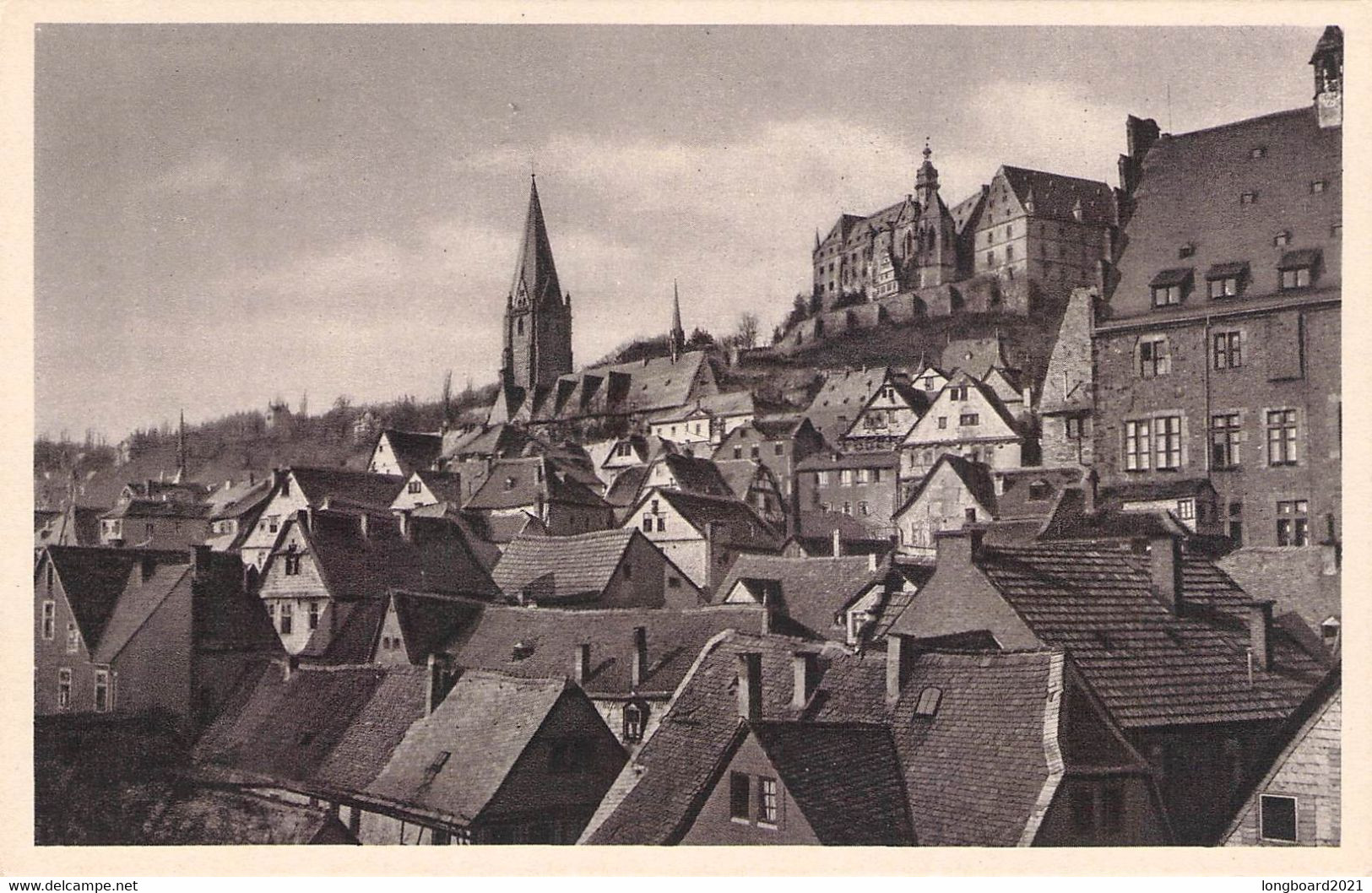 MARBURG - BLICK VON DER UNIVERSITÄT AUF DIE ALTSTADT / P187 - Marburg