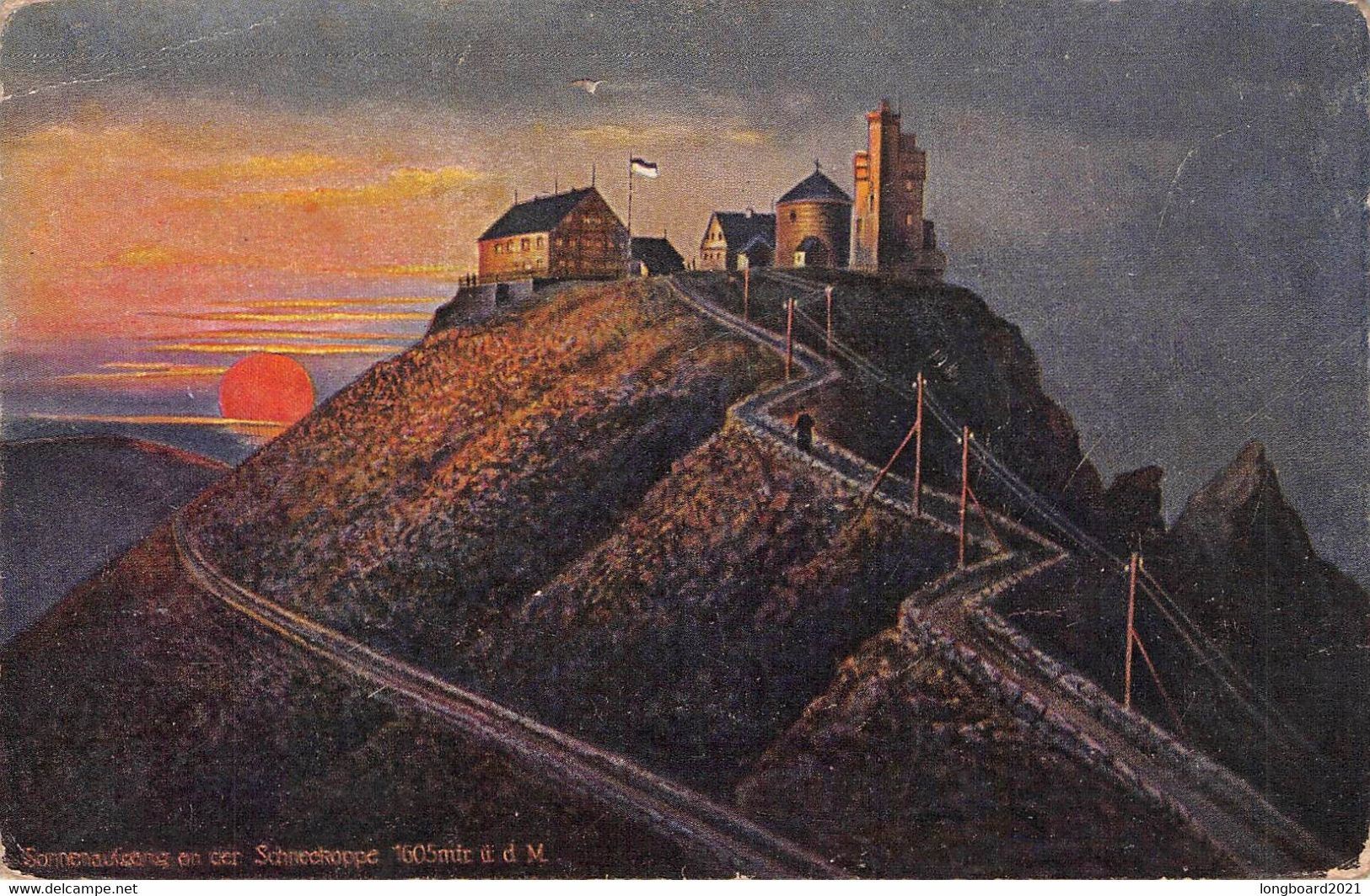 SONNENAUFGANG AN DER SCHNEEKOPPE / P191 - Schlesien