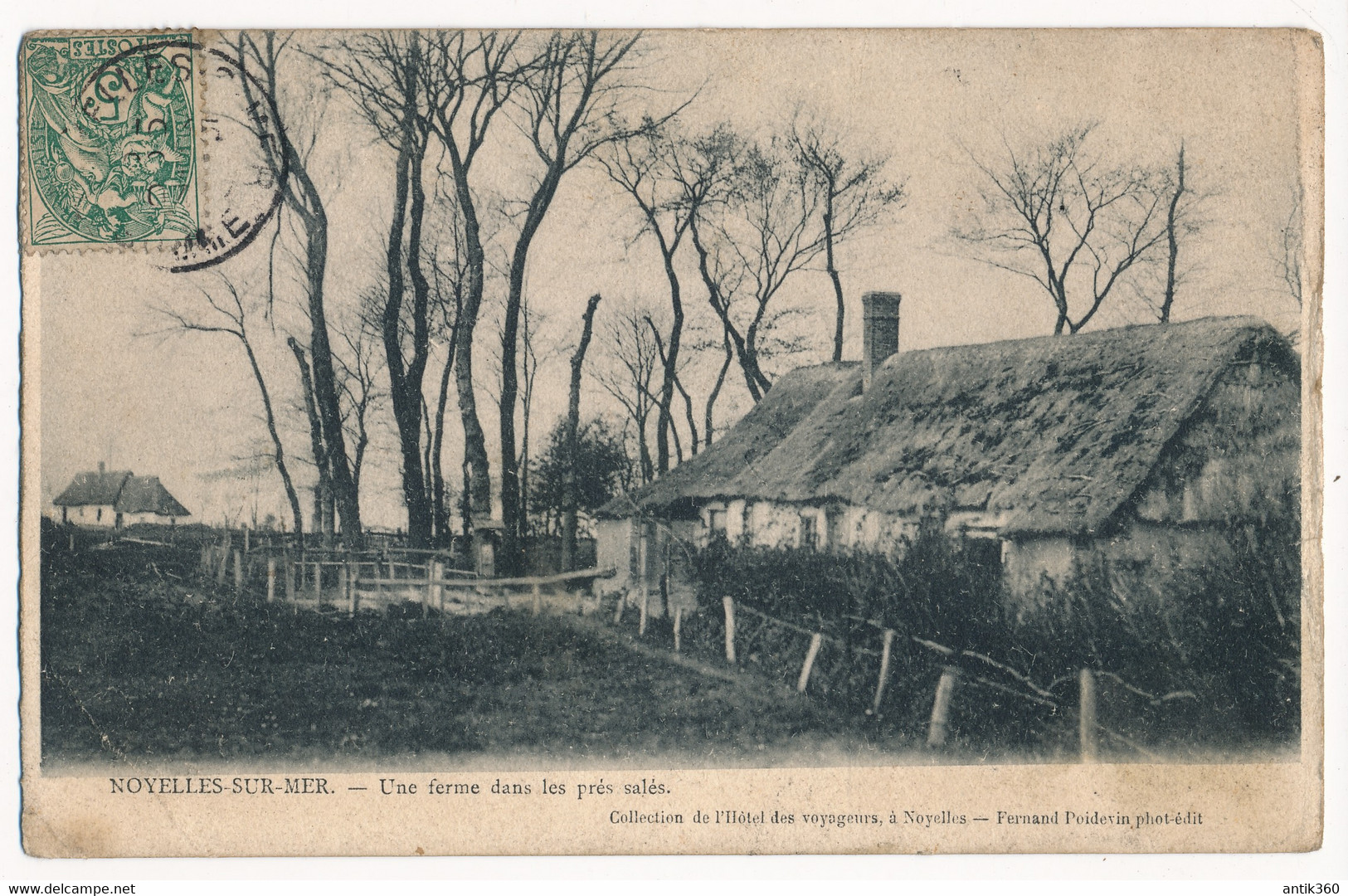 CPA 80 NOYELLES SUR MER Une Ferme Dans Les Prés Salés - Noyelles-sur-Mer