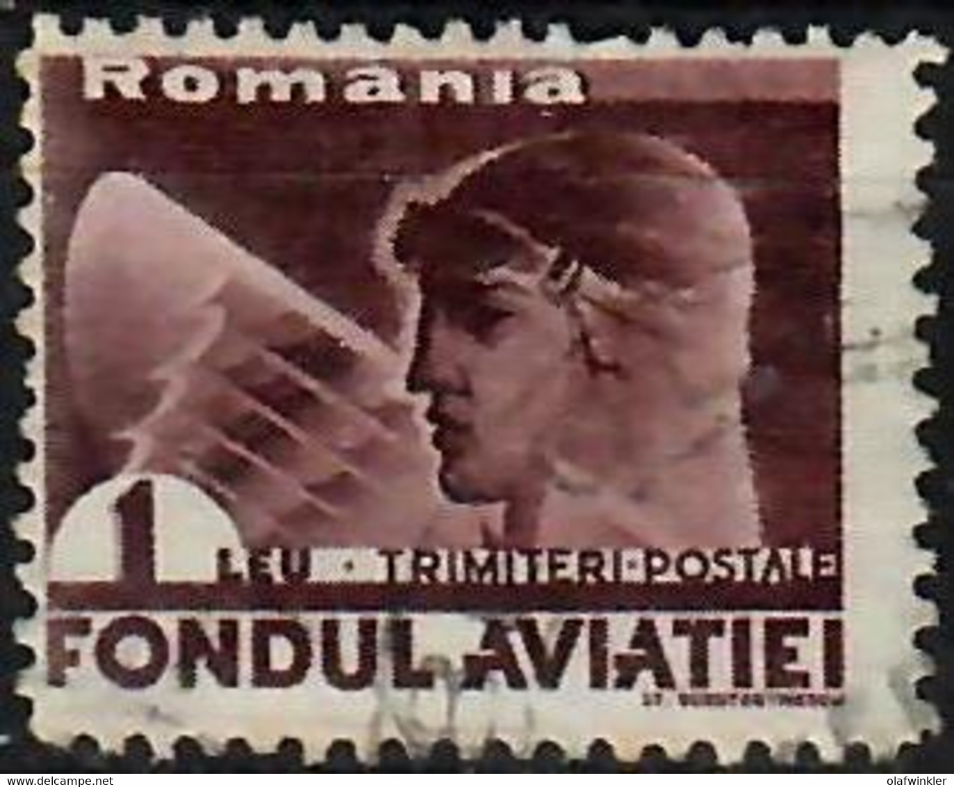 1936 Postal Tax Stamps  - Head Of Aviator Mi 21 / Sc RA23 / YT 26 / SG T1341 Used / Gestempelt / Oblitéré [lie] - Revenue Stamps