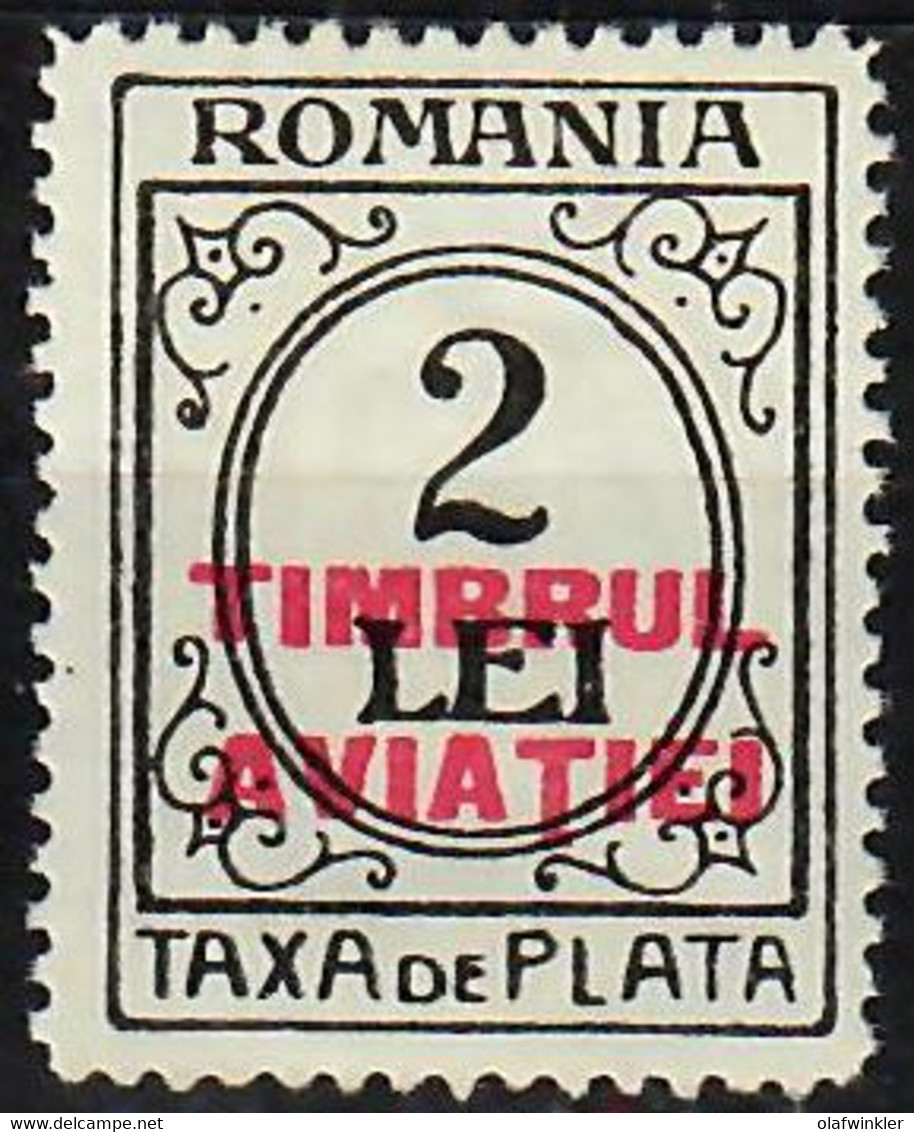 1931 Postal Tax Due Stamps - Numbers Mi 22 / Sc RAJ21 / YT 87 / SG TD1220 MH / Ungebraucht / Neuf Avec Chraniere [lie] - Franquicia