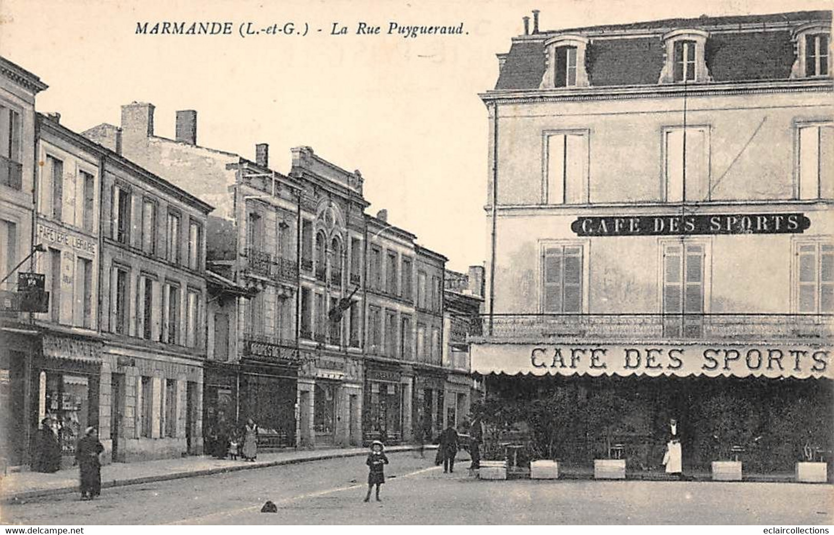 Marmande         47        Rue Puygueraud . Café Des Sports         (voir Scan) - Marmande