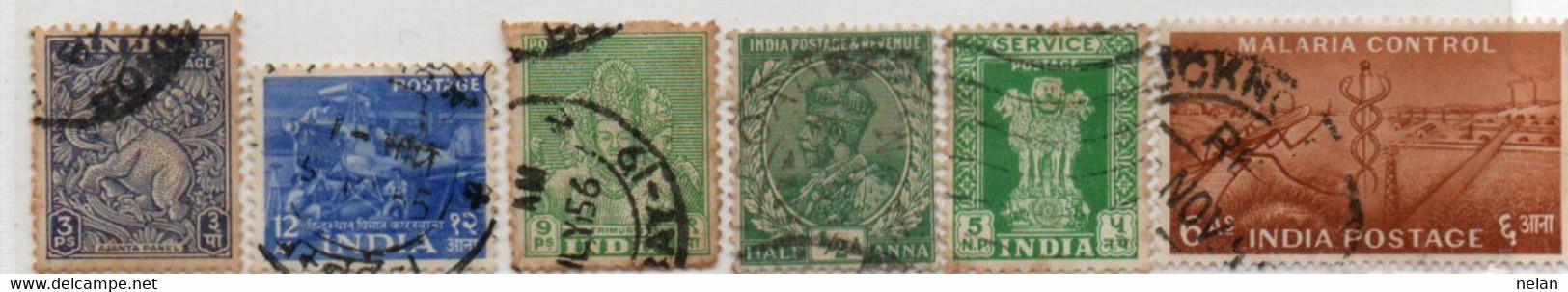FRANCOBOLLI - LOTTO MISTO - INDIA - Colecciones & Series