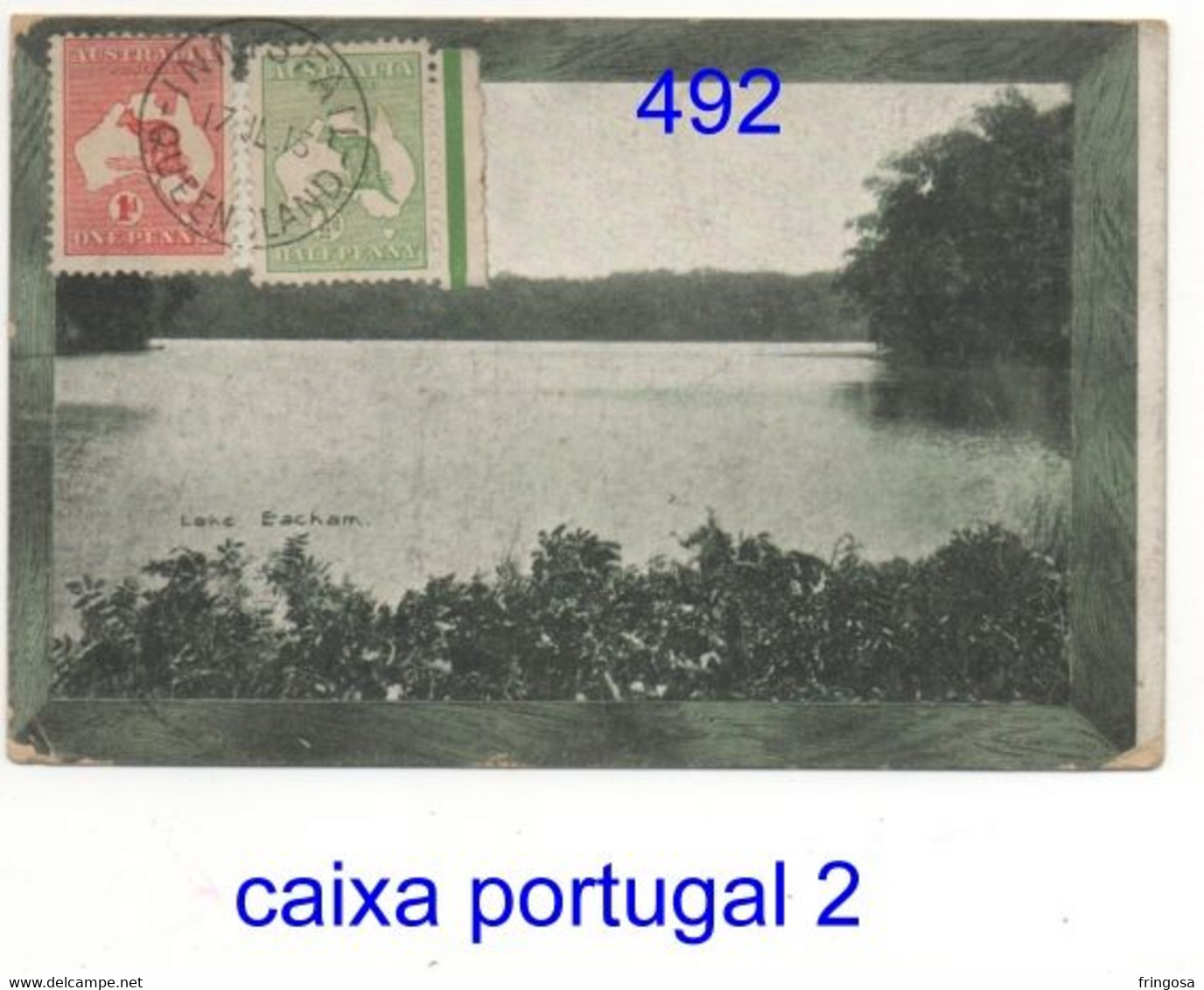 INNISFAIL TO PORTO 1913 - Storia Postale