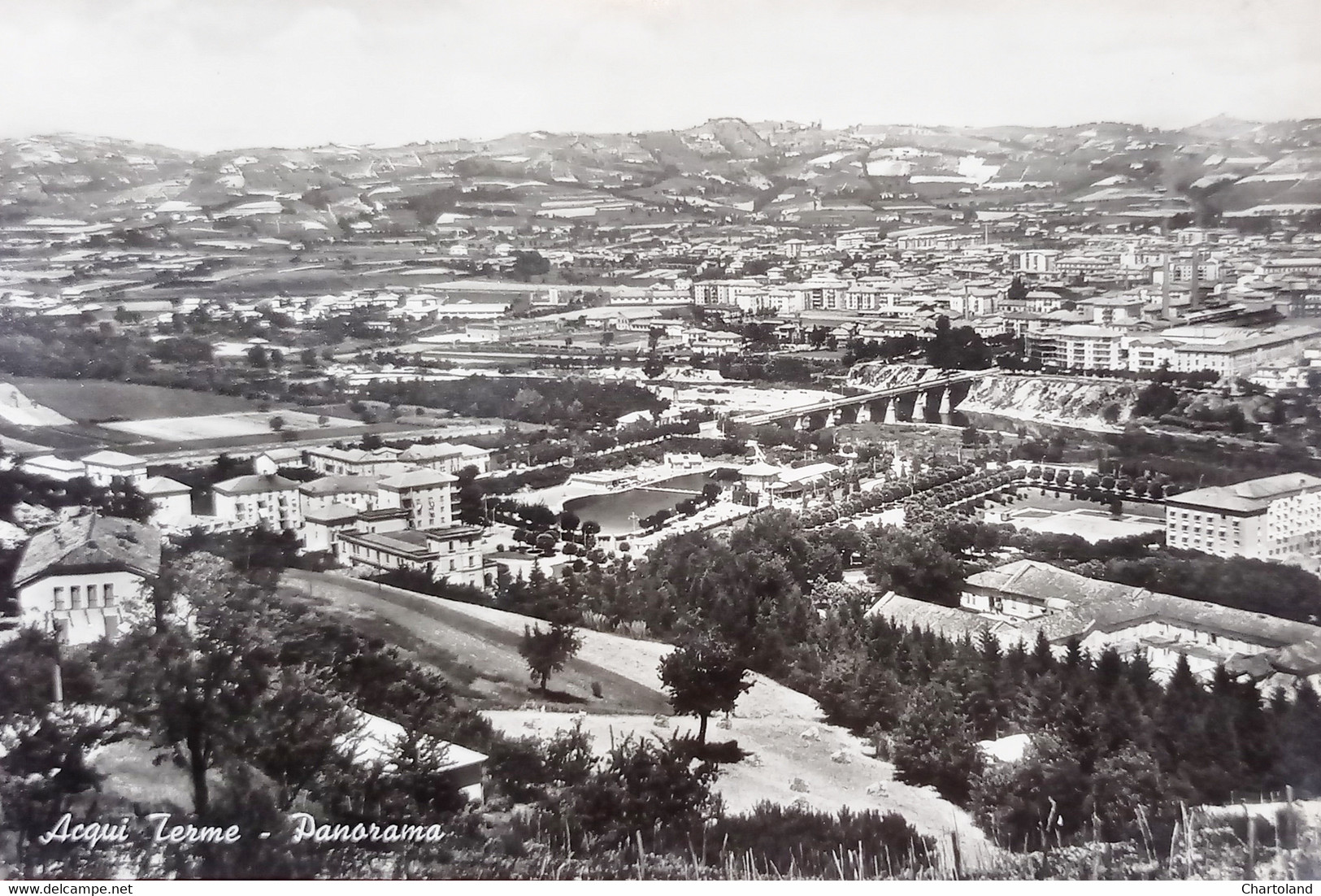 Cartolina - Acqui Terme - Panorama - 1964 - Alessandria