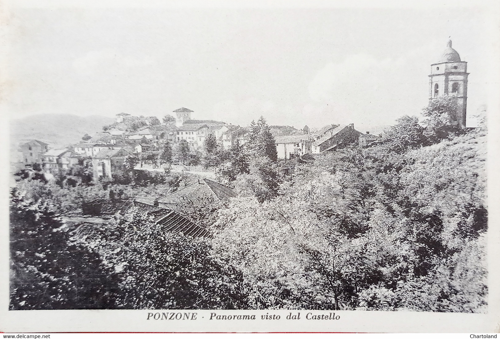 Cartolina - Ponzone - Panorama Visto Dal Castello - 1937 - Alessandria