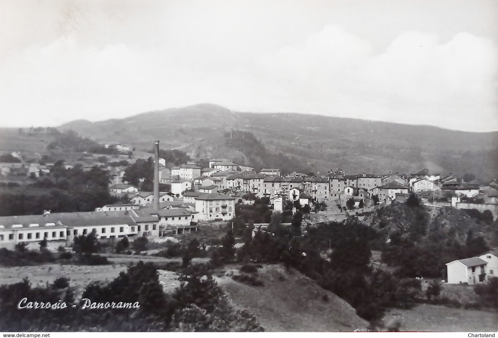 Cartolina - Carrosio ( Alessandria ) - Panorama - 1965 - Alessandria