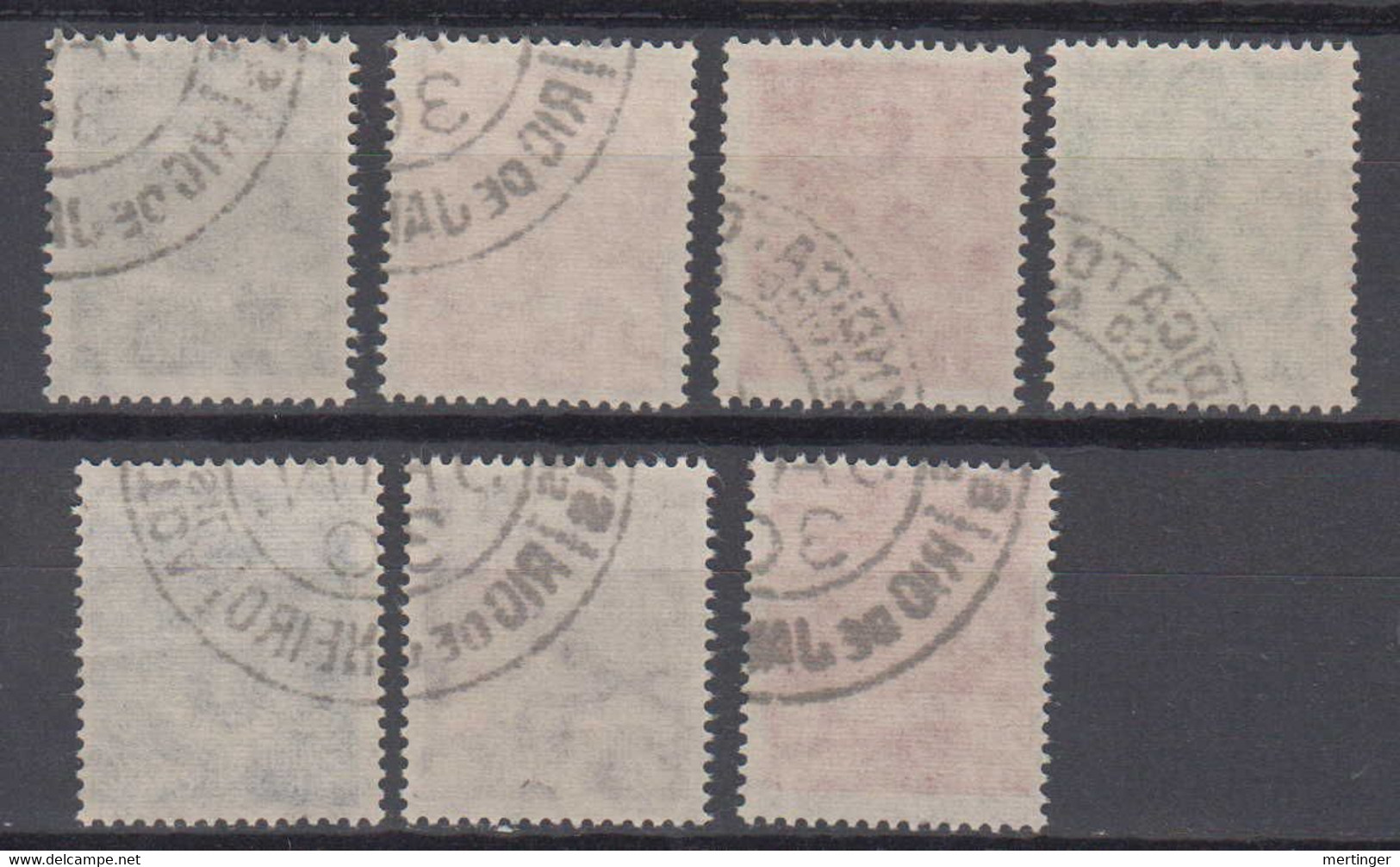 Brazil Brasil Airmail Condor Mi# 1-7 Used - Airmail (Private Companies)