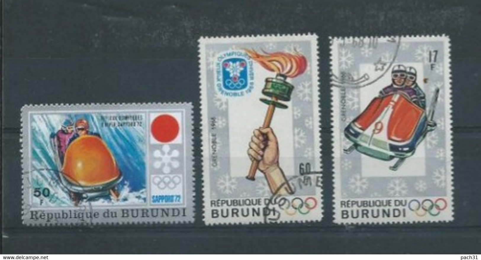 Burundi  Lot Thème Sport D'hiver - Sammlungen