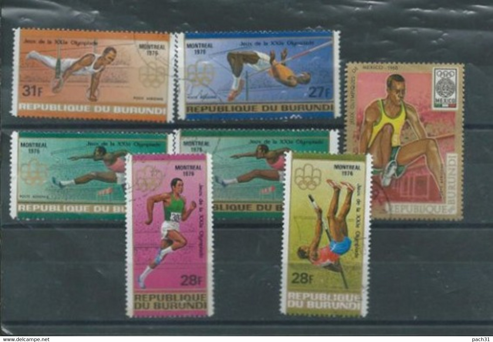 Burundi  Lot Thème Sport - Verzamelingen