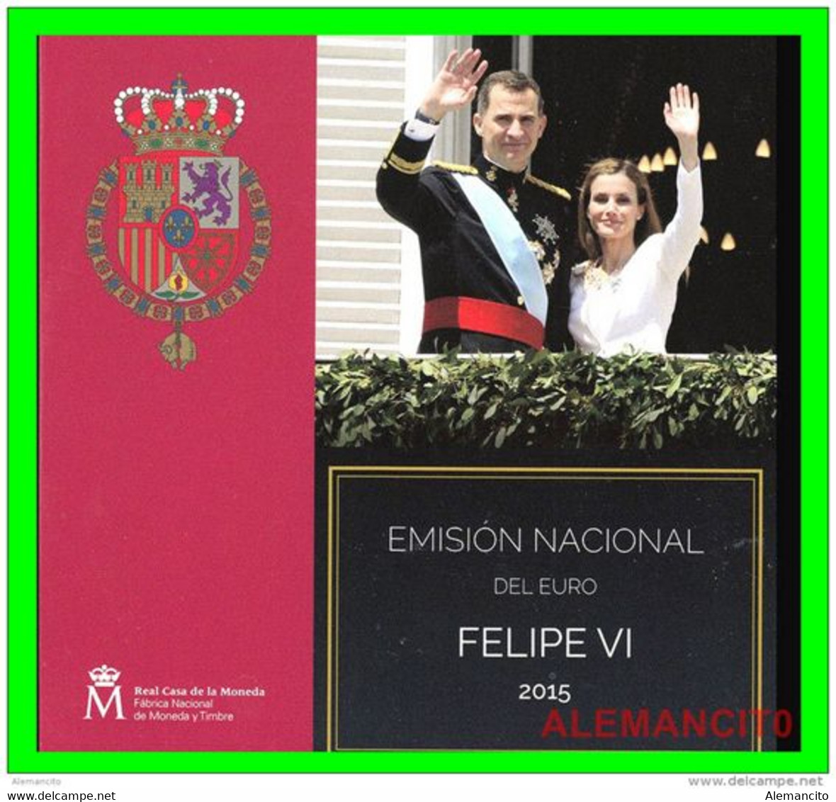 ESPAÑA CARTERA OFICIAL FELIPE VI EUROSET 2015 (INCLUYE MONEDA CONMEMORATIVA DEDICADA A LA CUEVA DE ALTAMIRA.) - Spain