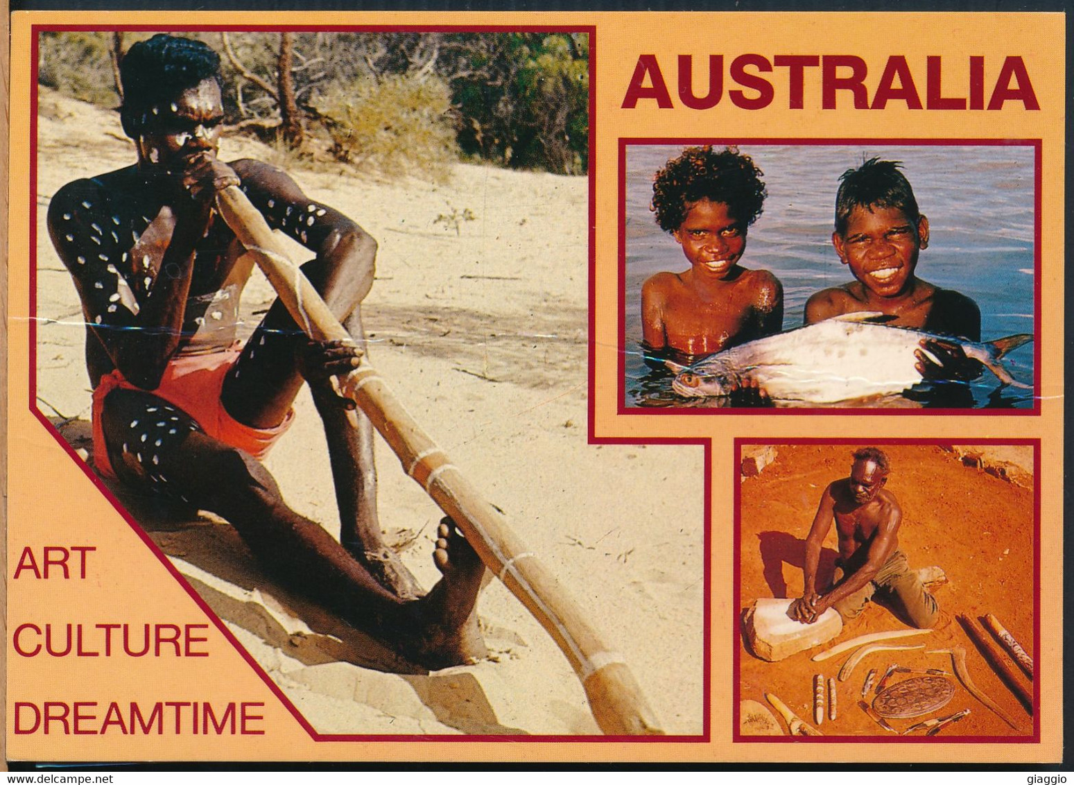 °°° 29762 - AUSTRALIA - AUSTRALIAN ABORIGINE ART , CULTURE AND DREAMTIME - 1997 With Stamps °°° - Aborigeni