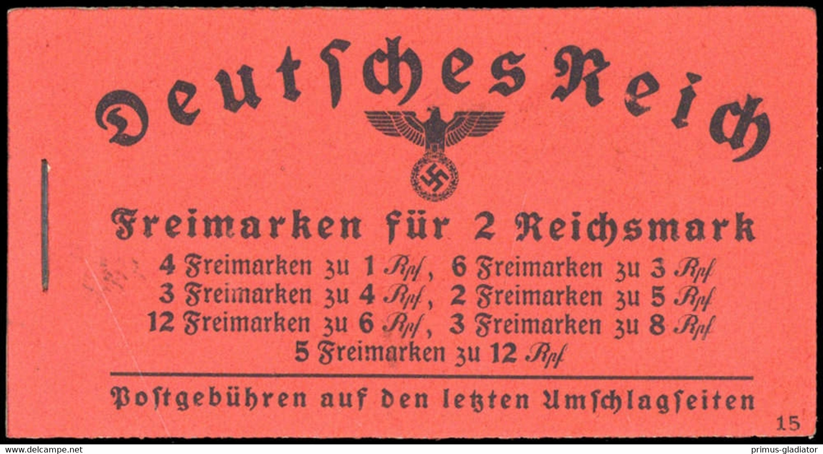 1940, Deutsches Reich, MH 39.5, (*) - Markenheftchen