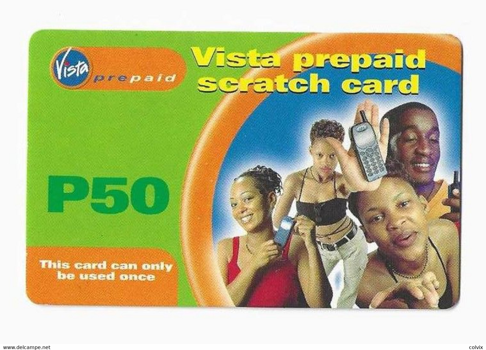 BOTSWANA VISTA PREPAID P50 Date 12/05 - Botsuana